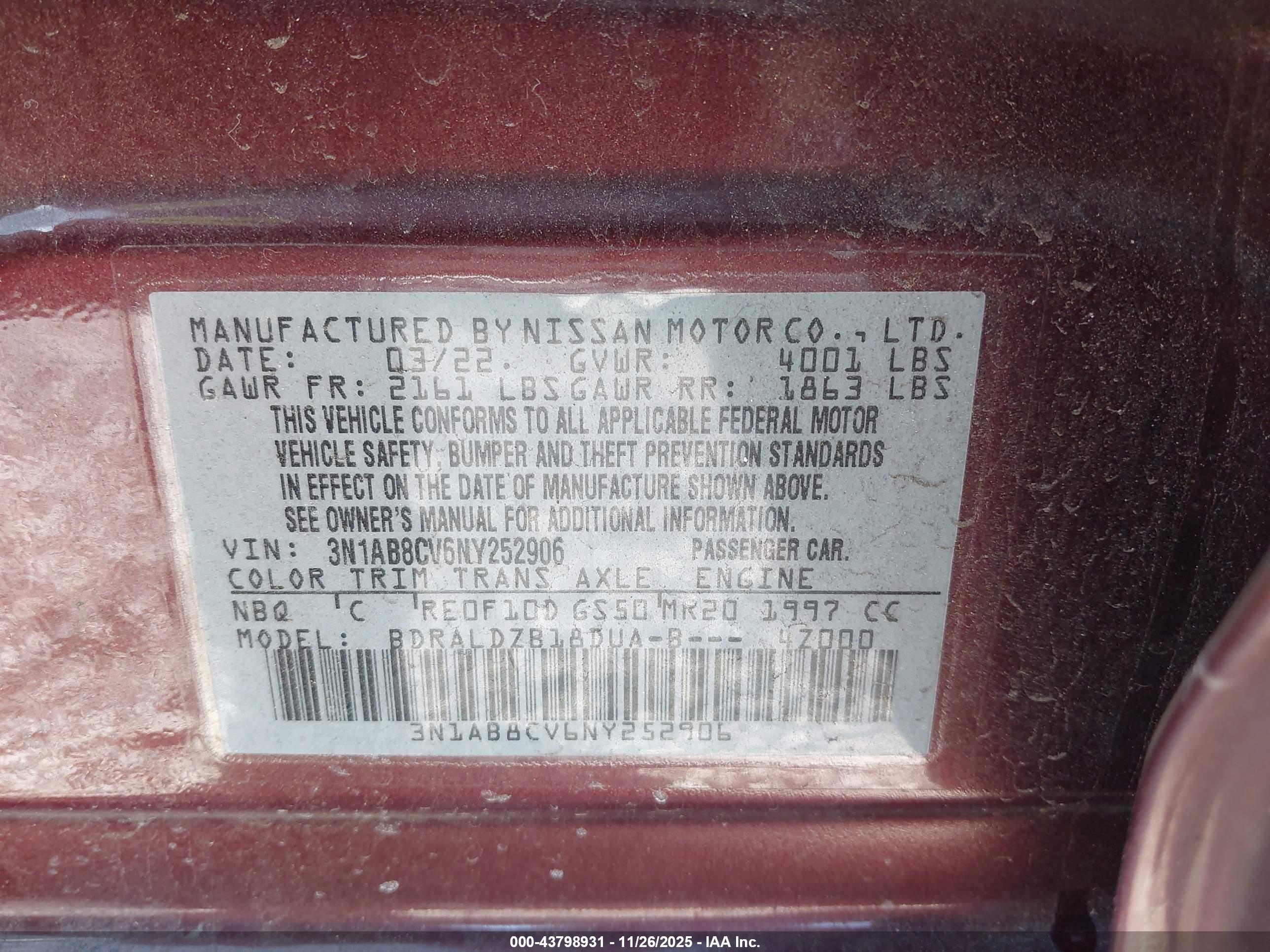 NISSAN SENTRA image 9