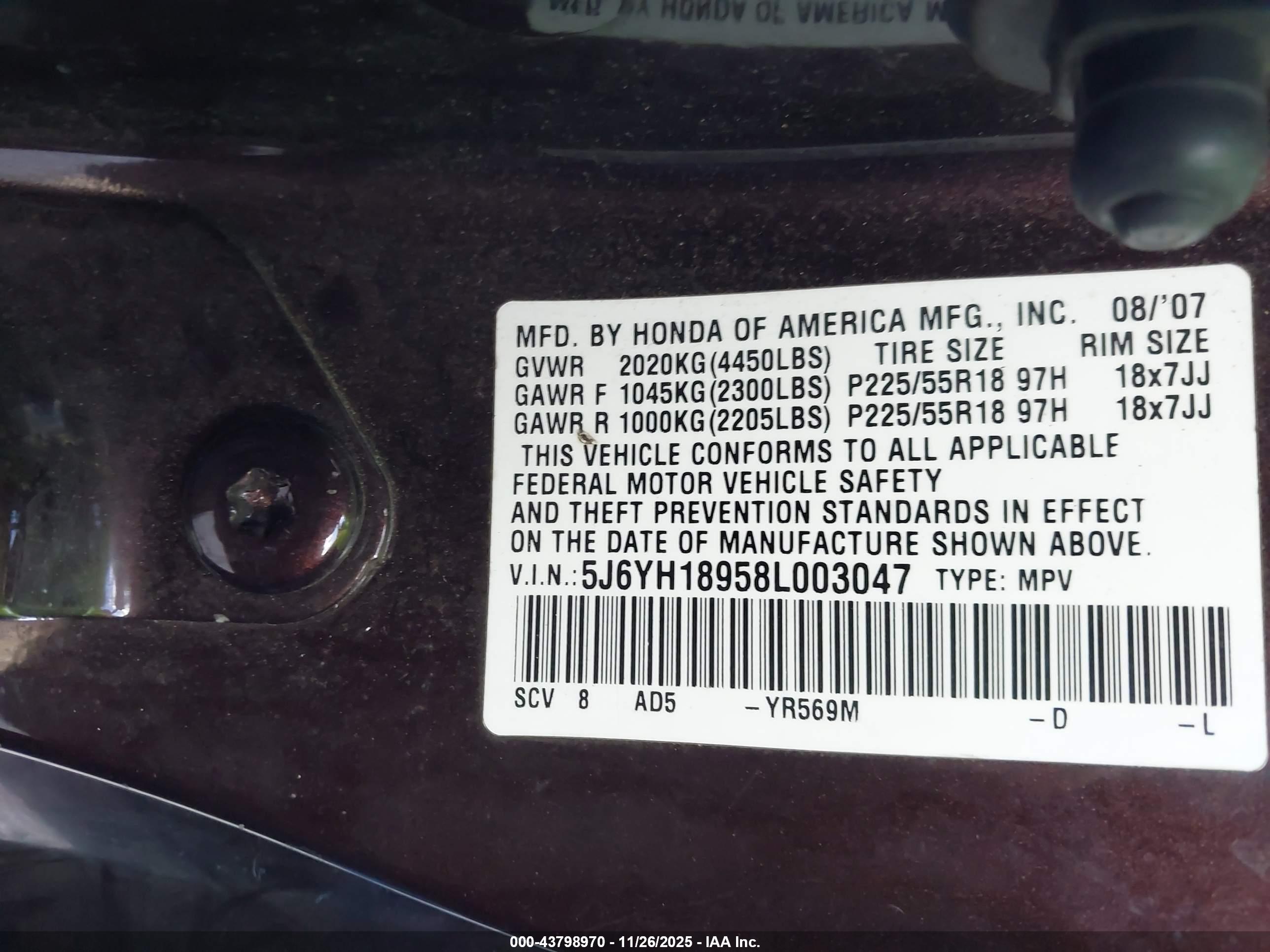 HONDA ELEMENT image 9