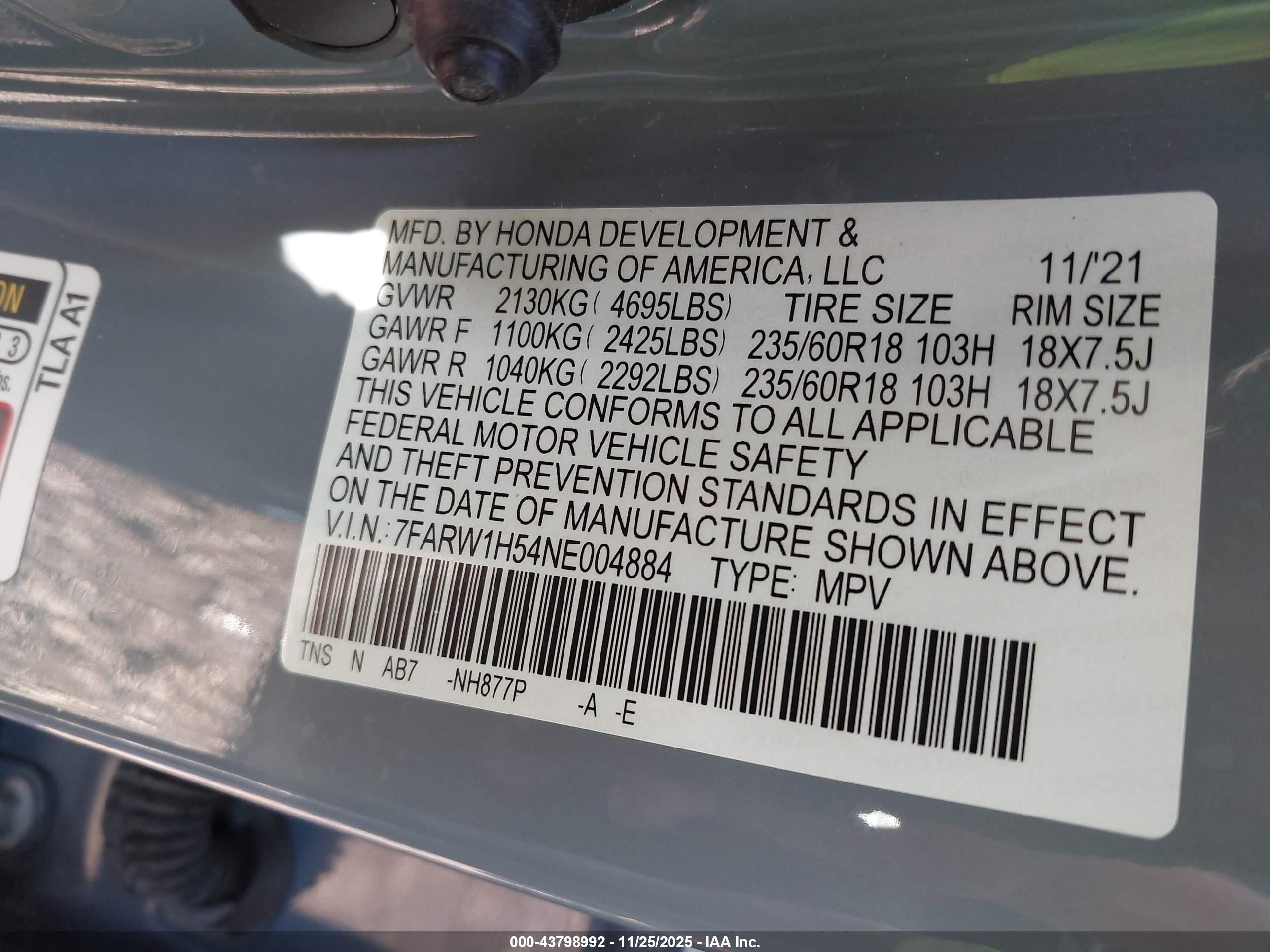 HONDA CR-V image 9