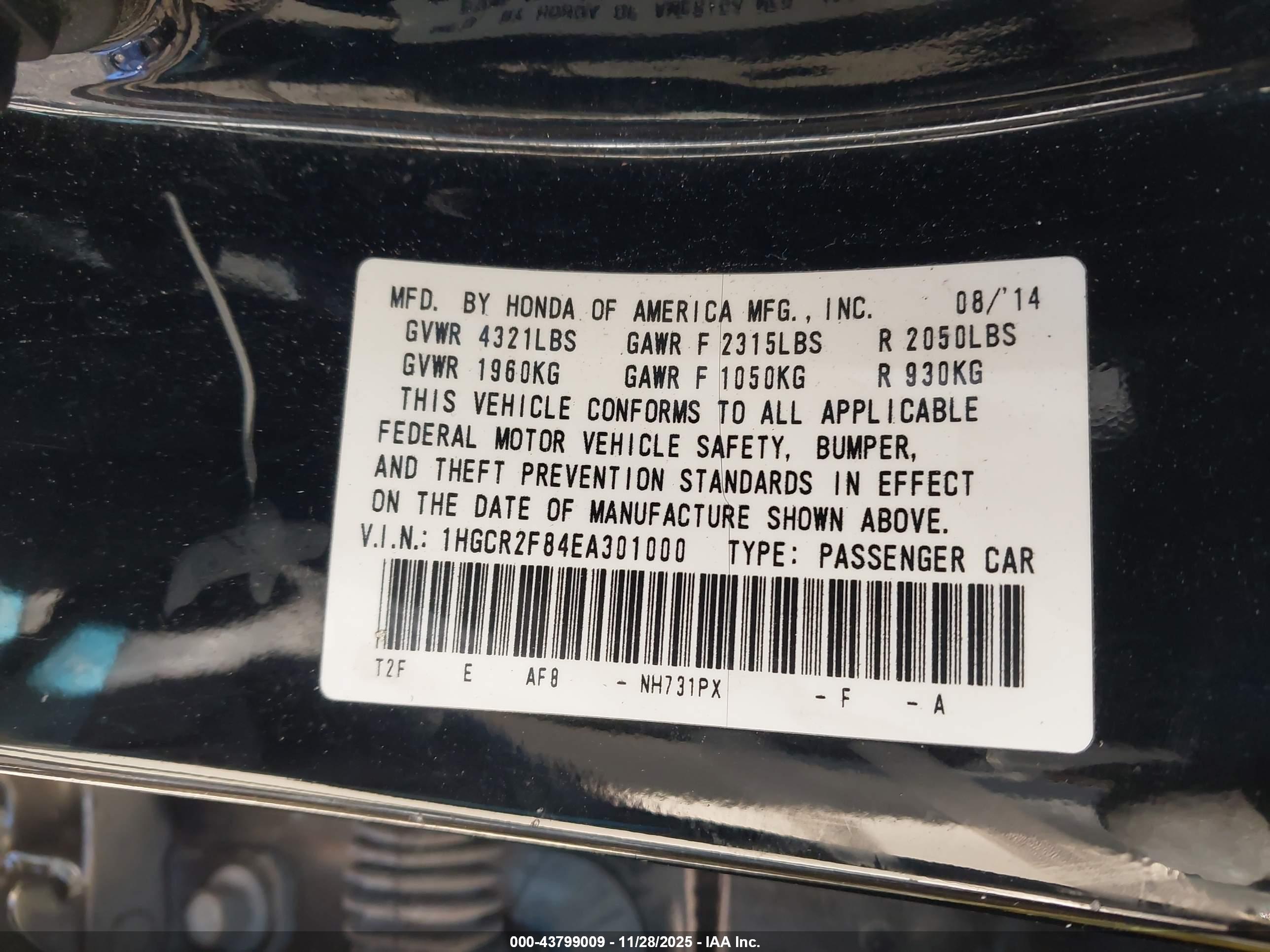 HONDA ACCORD image 9