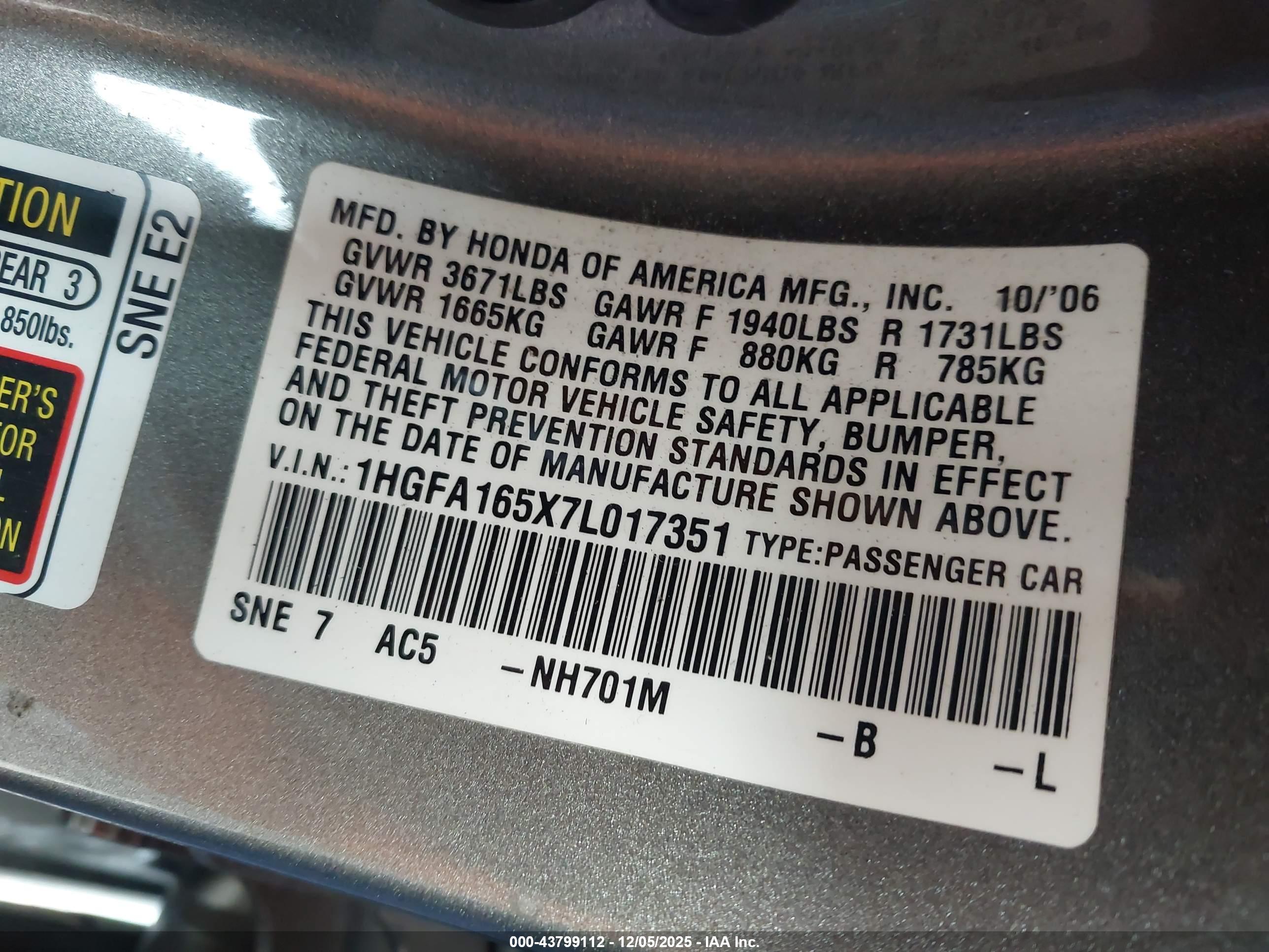 HONDA CIVIC image 9