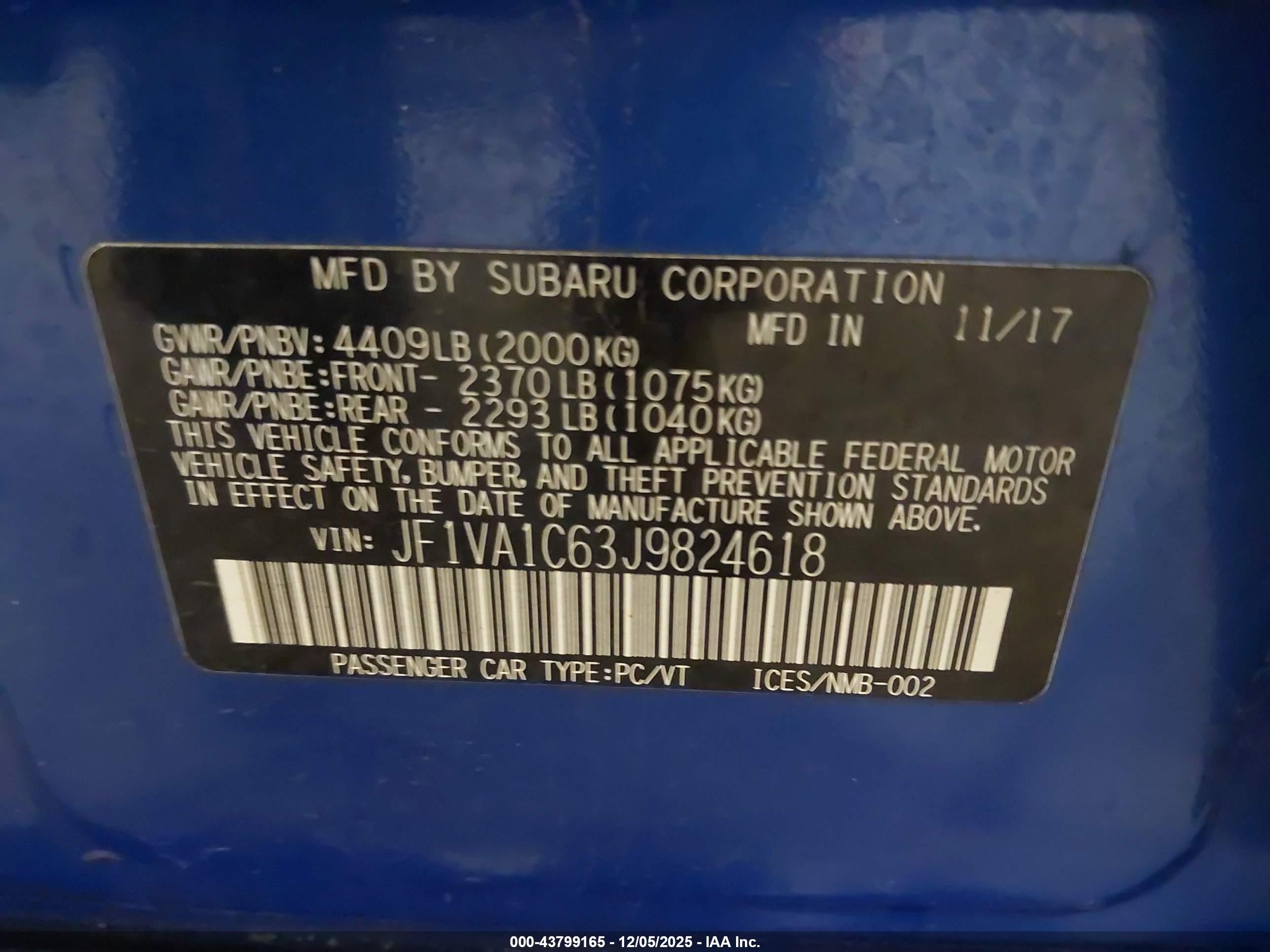 SUBARU WRX image 9