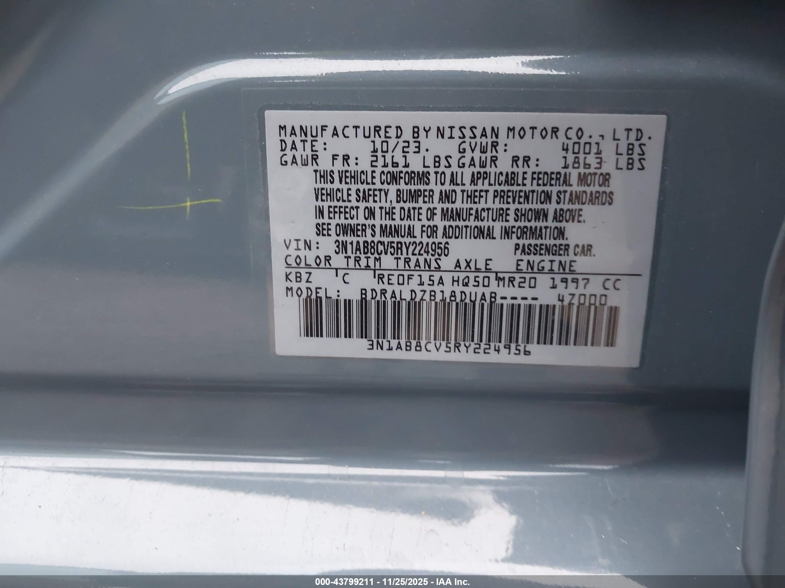 NISSAN SENTRA image 9