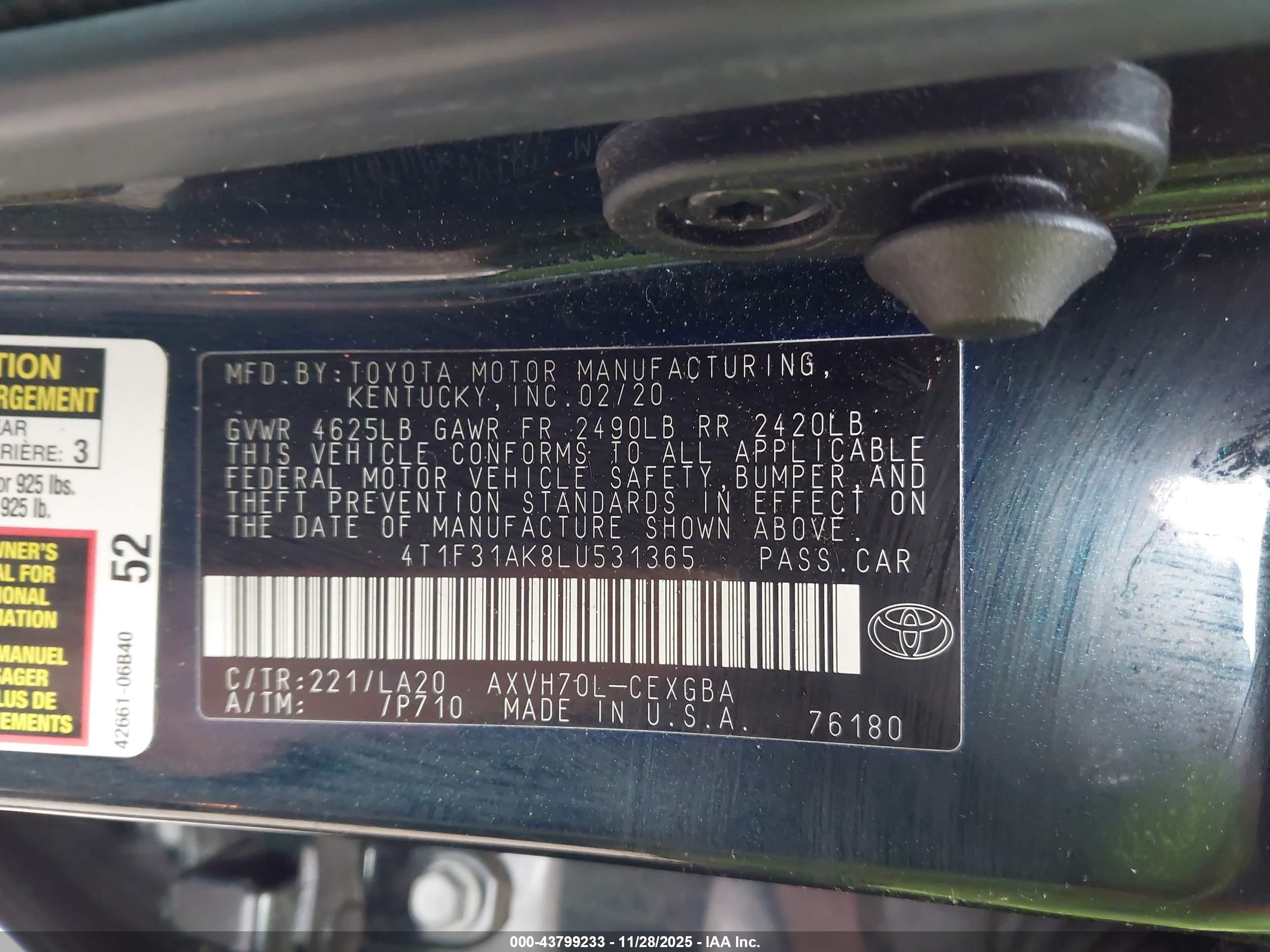 TOYOTA CAMRY image 9