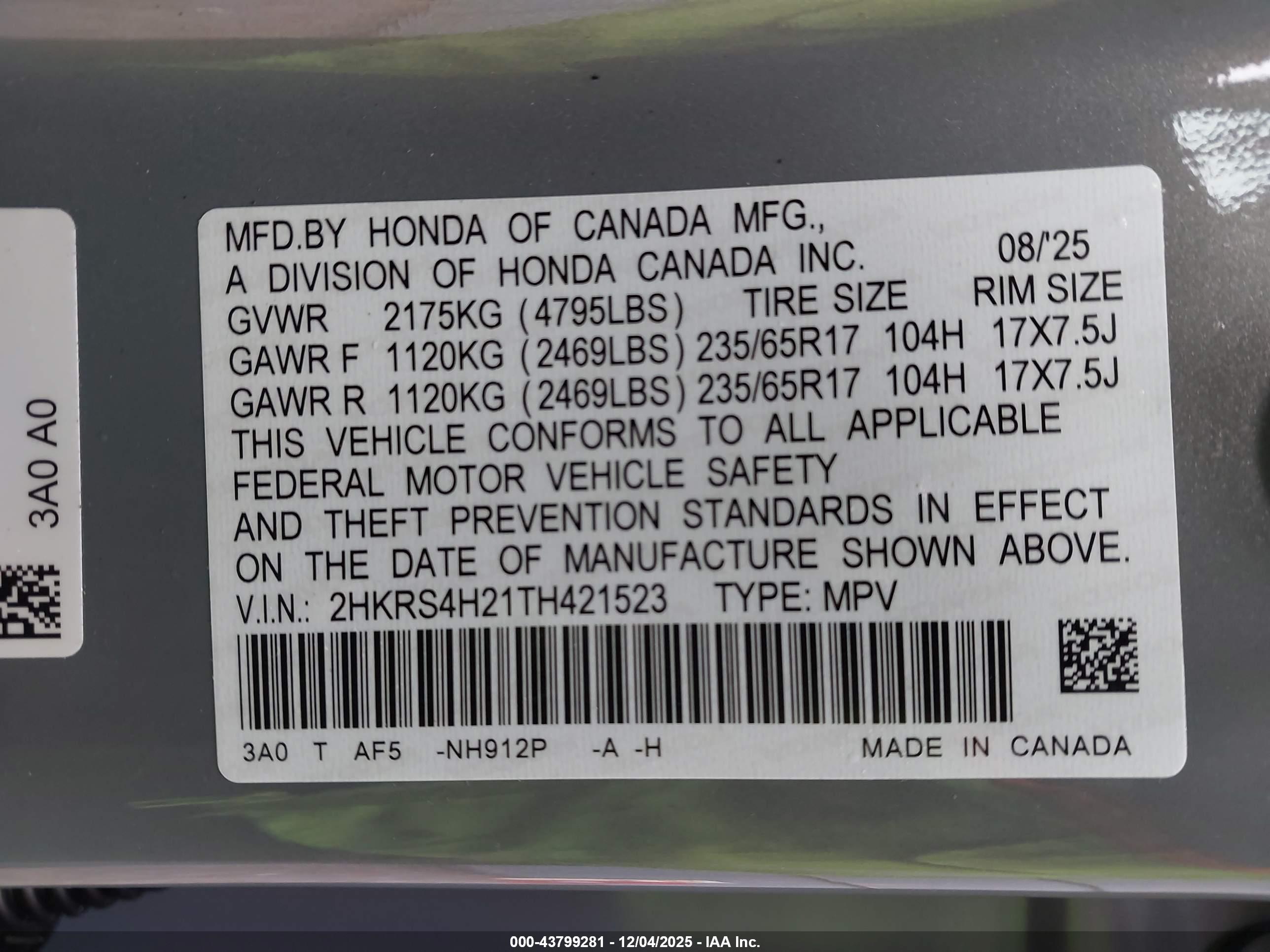 HONDA CR-V image 9