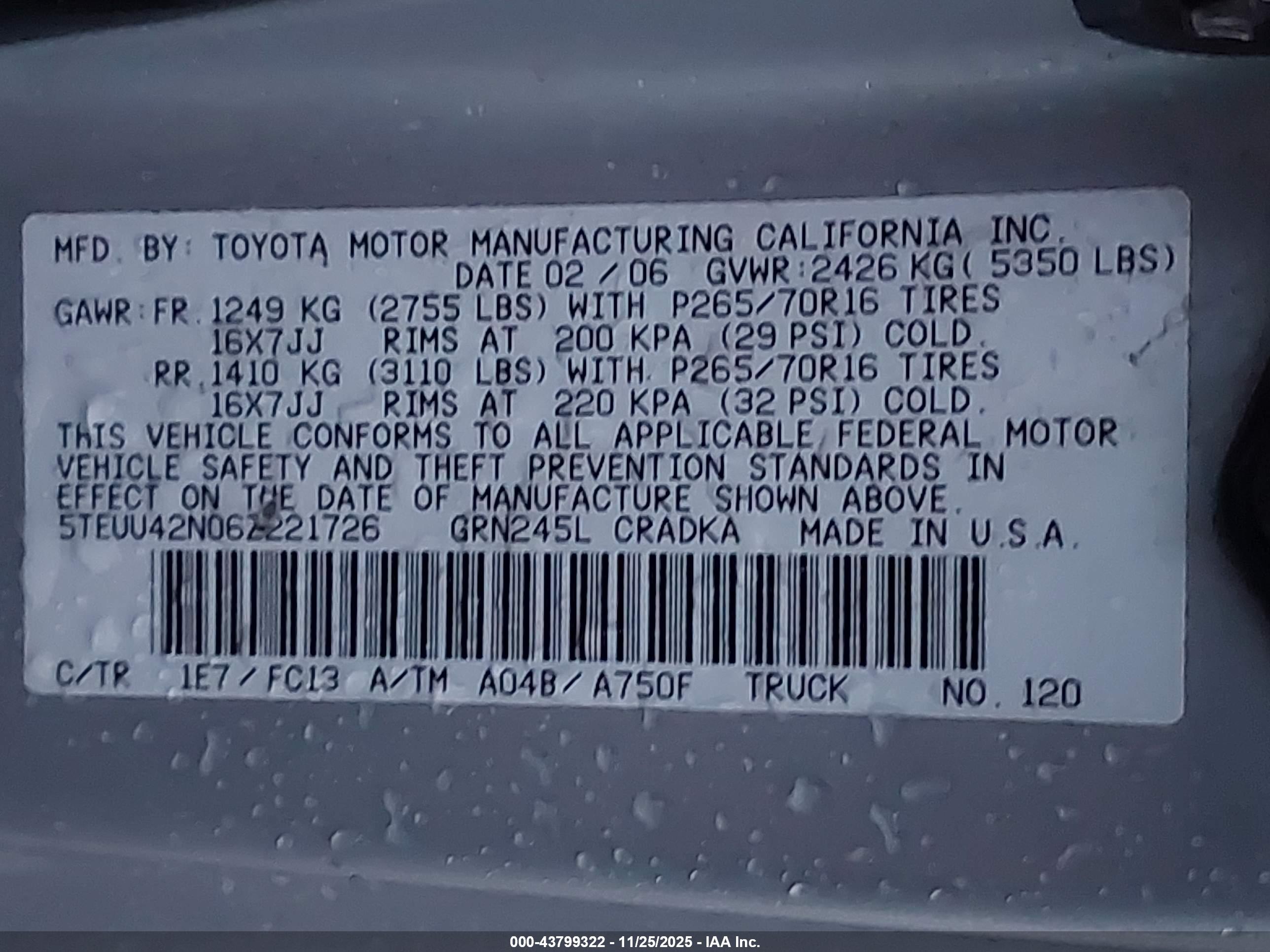 TOYOTA TACOMA image 9