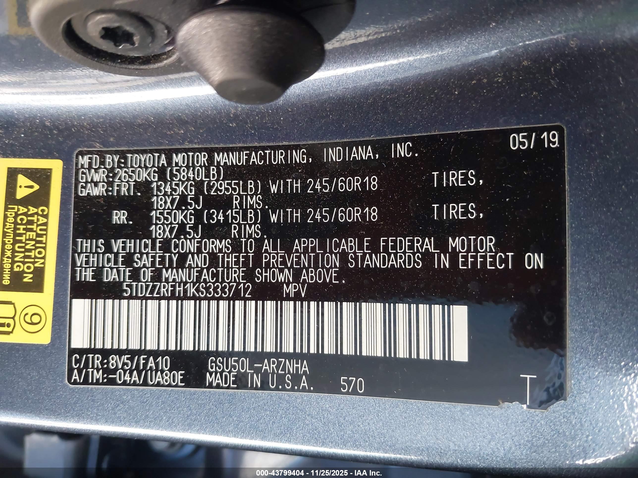 TOYOTA HIGHLANDER image 9