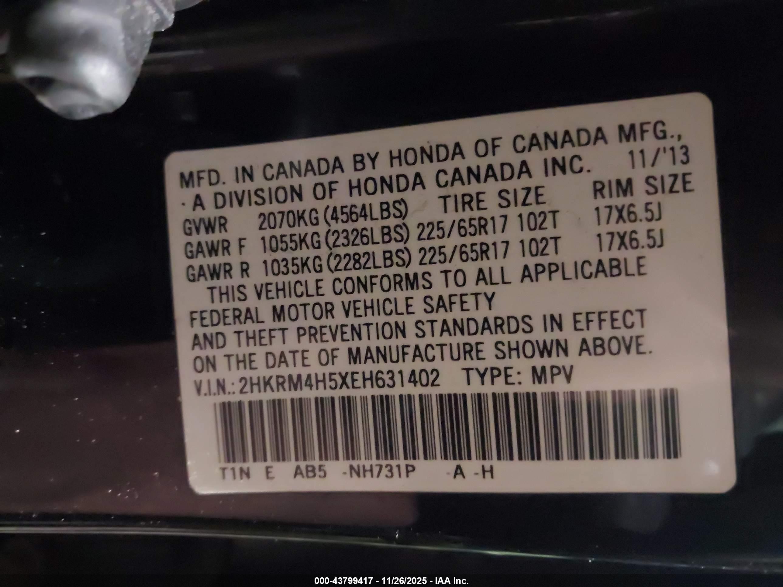 HONDA CR-V image 9