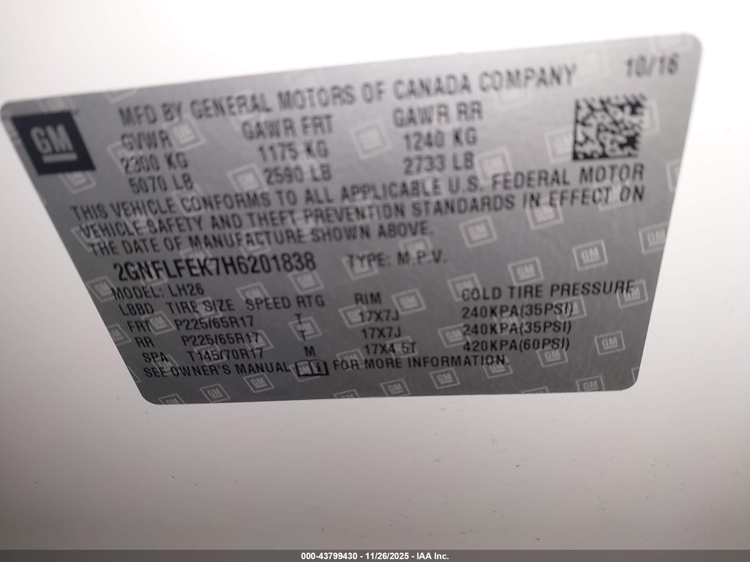 CHEVROLET EQUINOX image 9