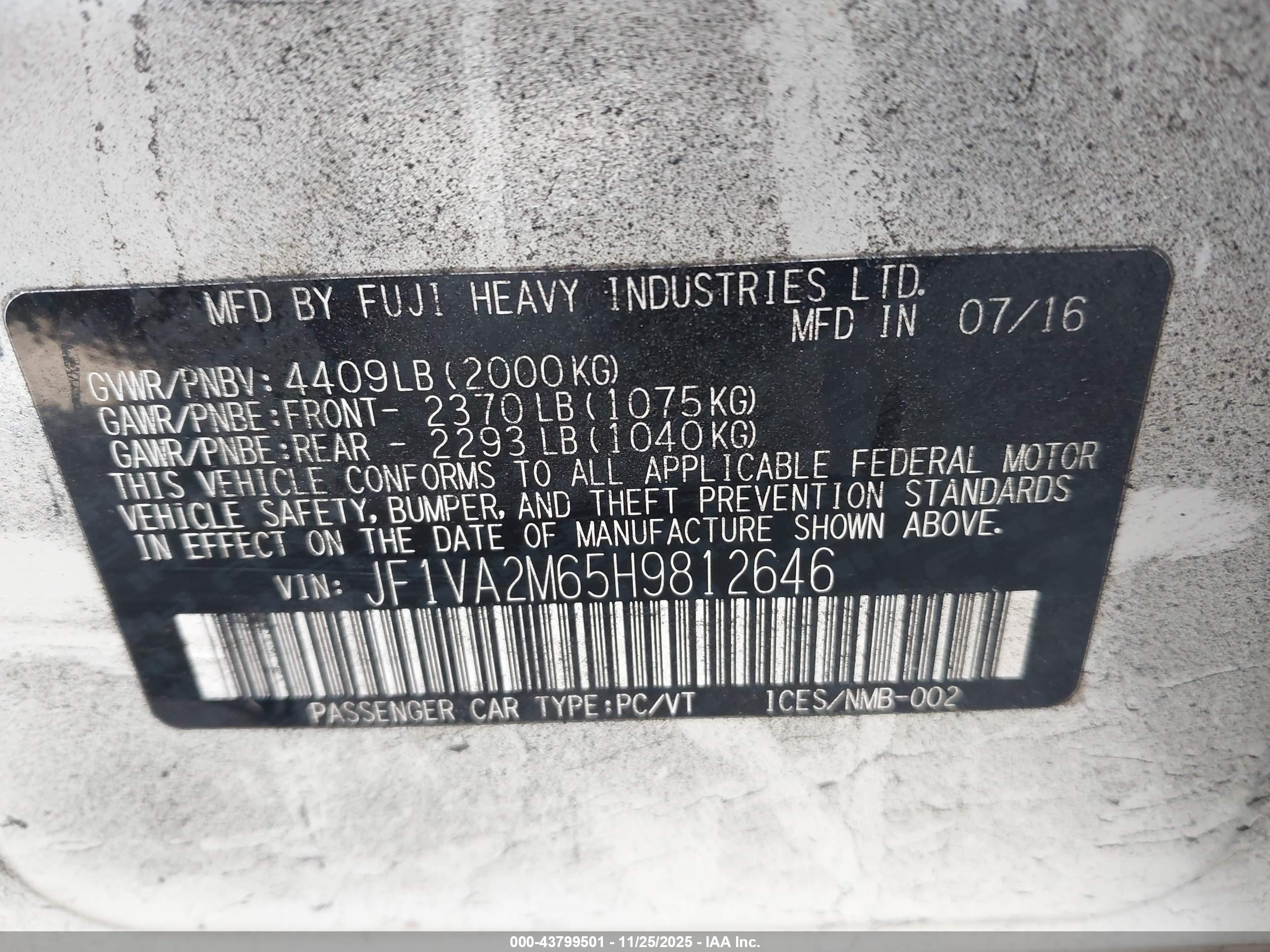 SUBARU WRX image 9