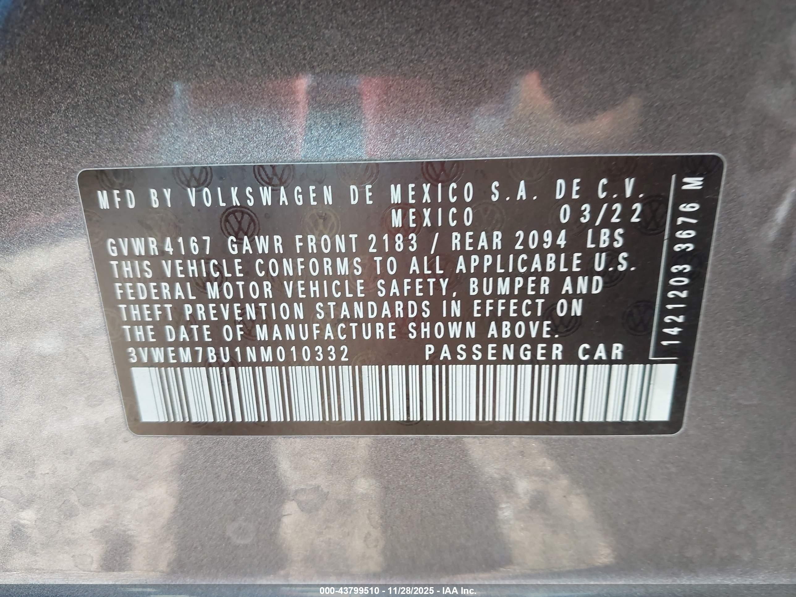 VOLKSWAGEN JETTA image 9