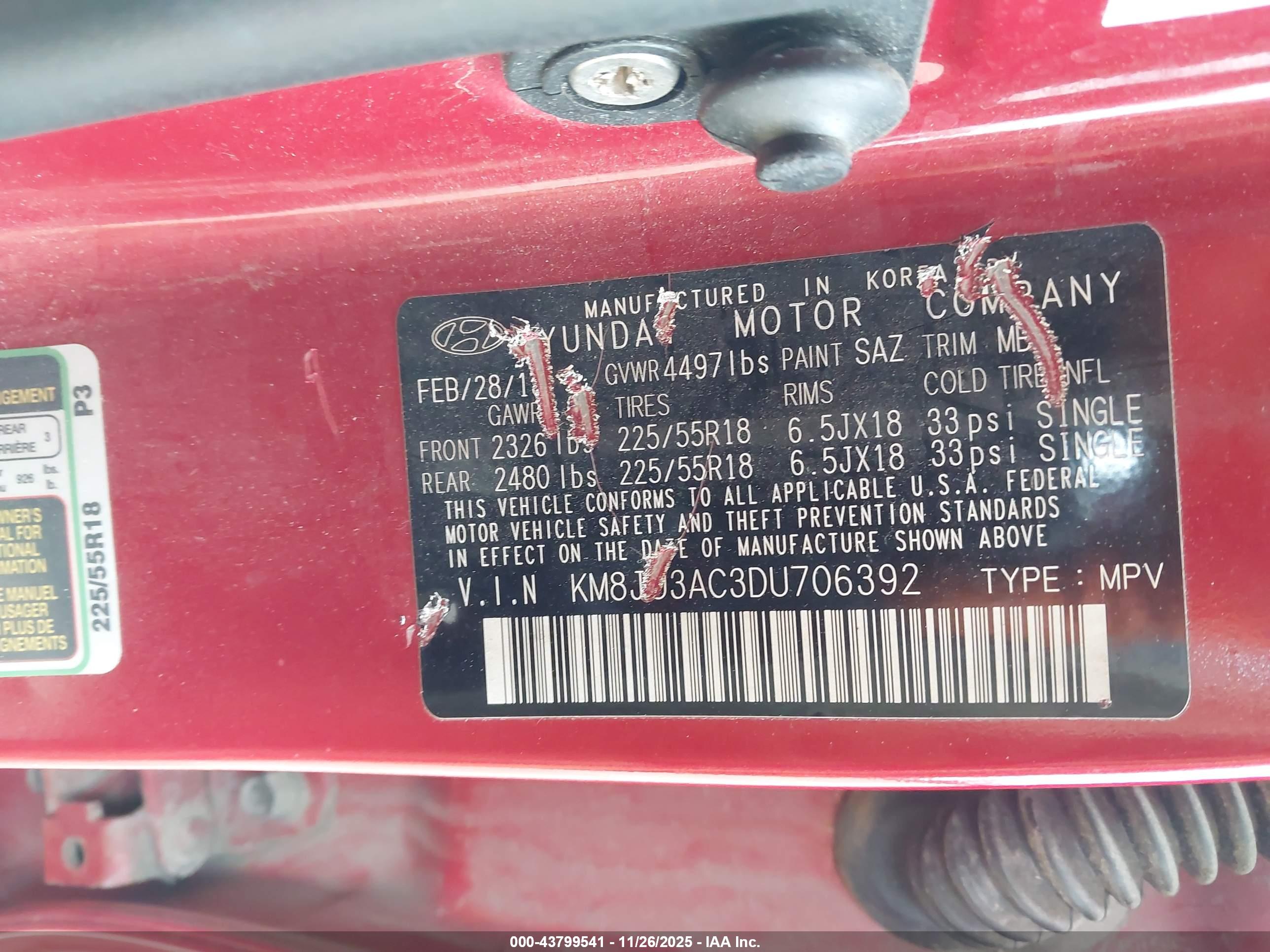 HYUNDAI TUCSON image 9