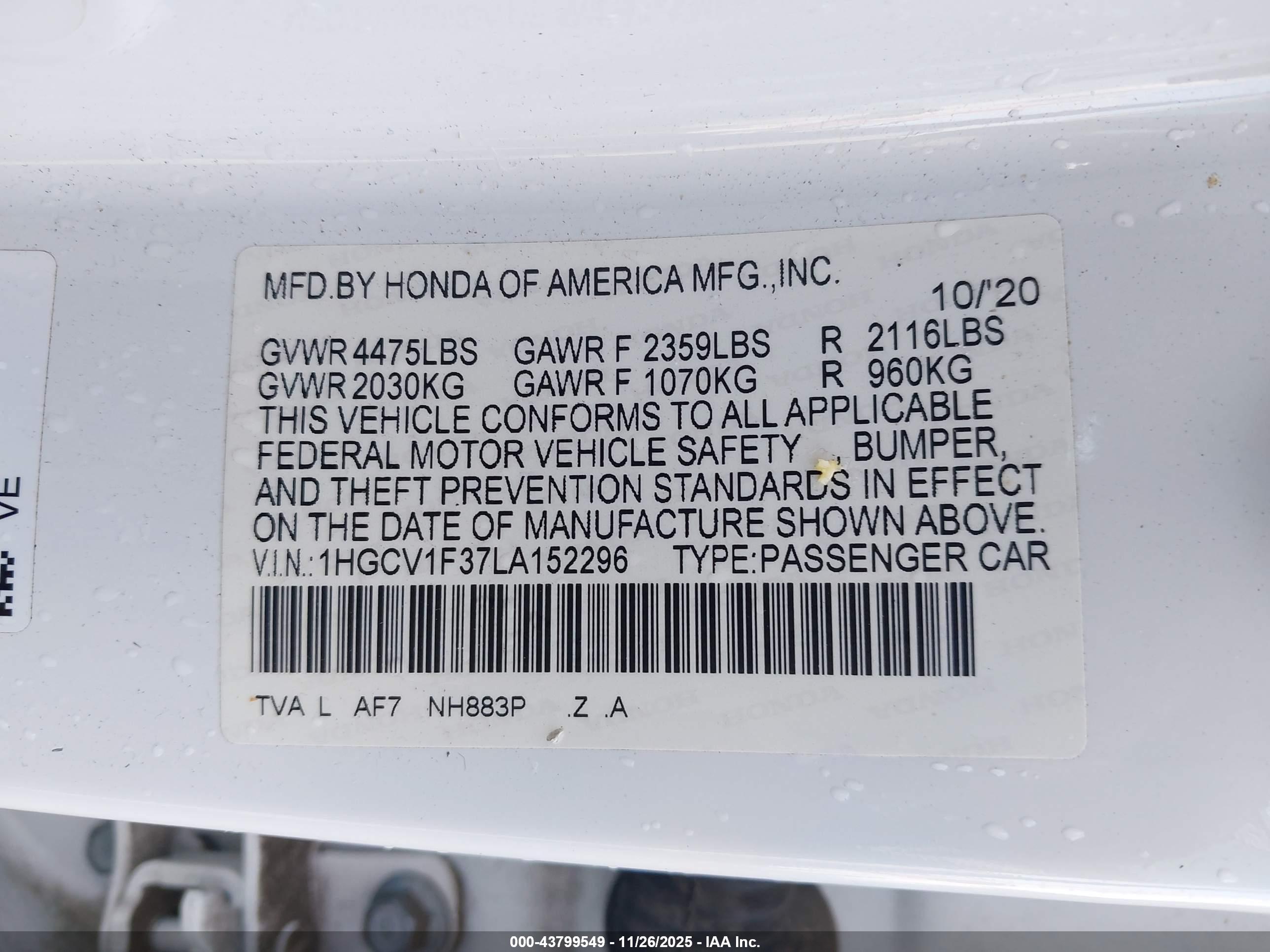HONDA ACCORD image 9