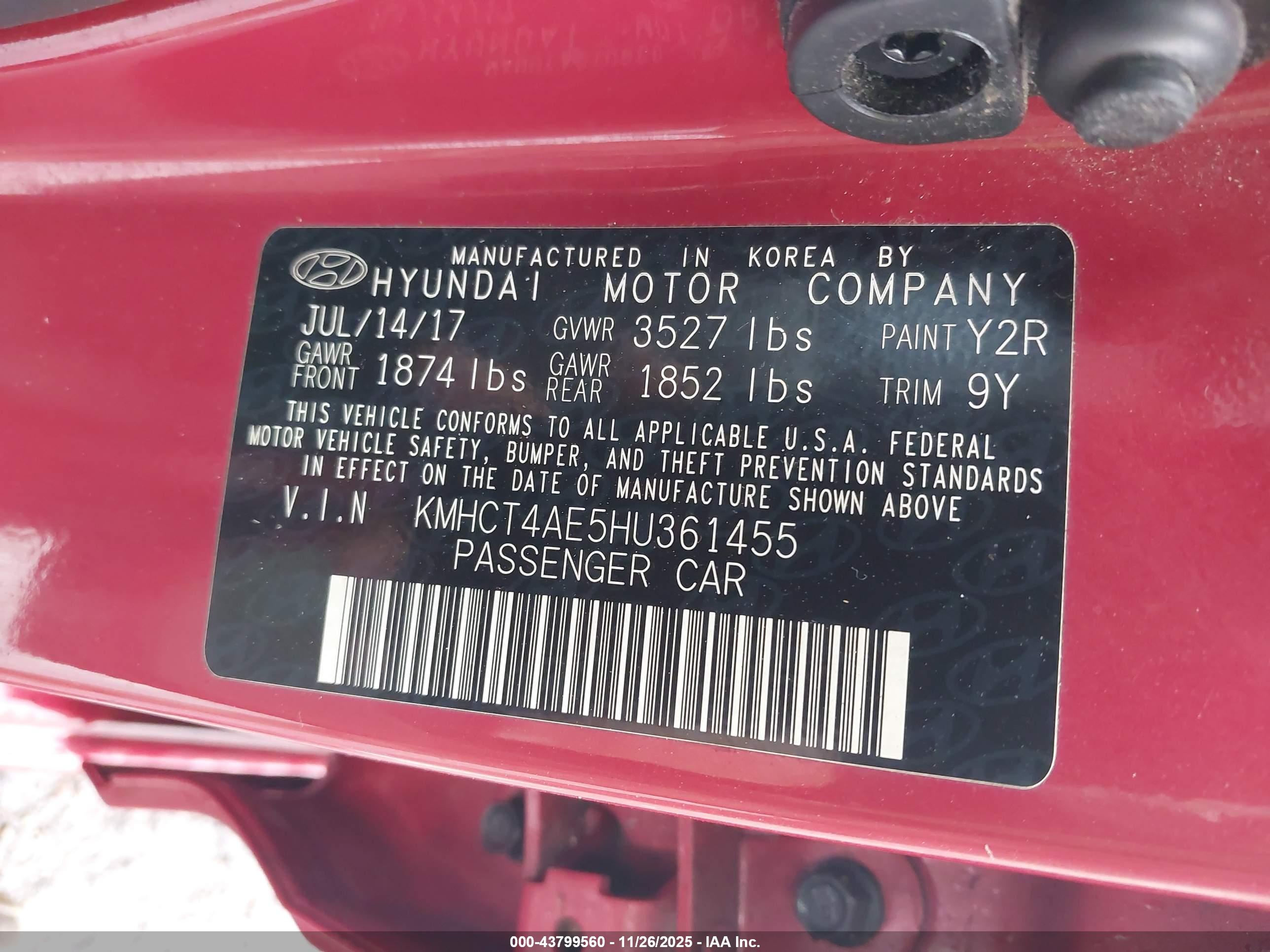 HYUNDAI ACCENT image 9