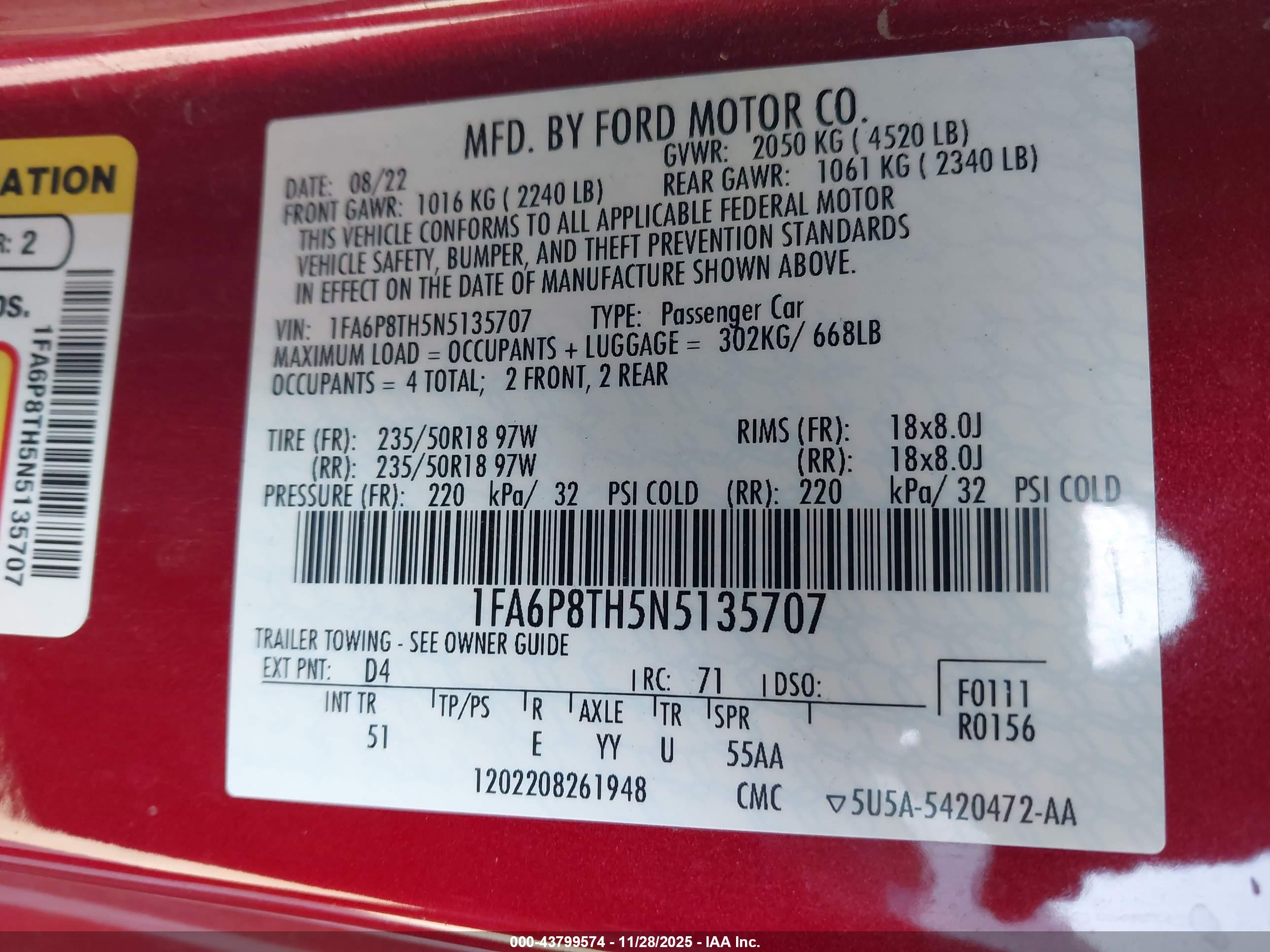 FORD MUSTANG image 9