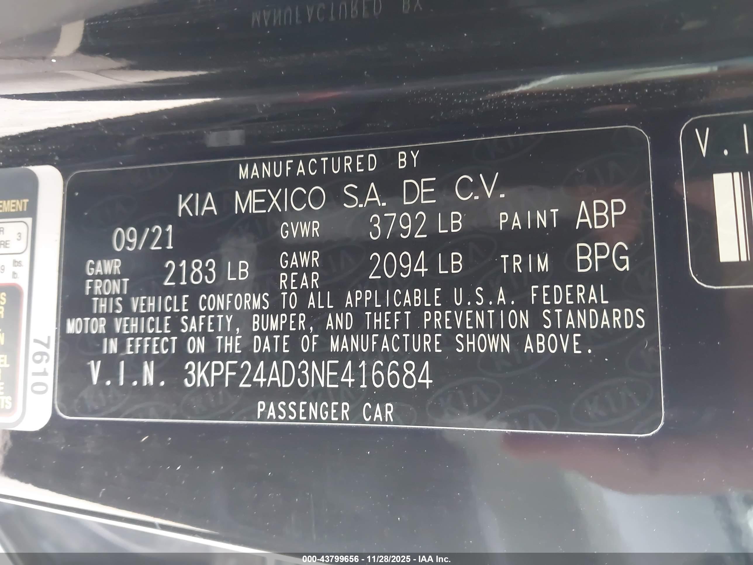 KIA FORTE image 9