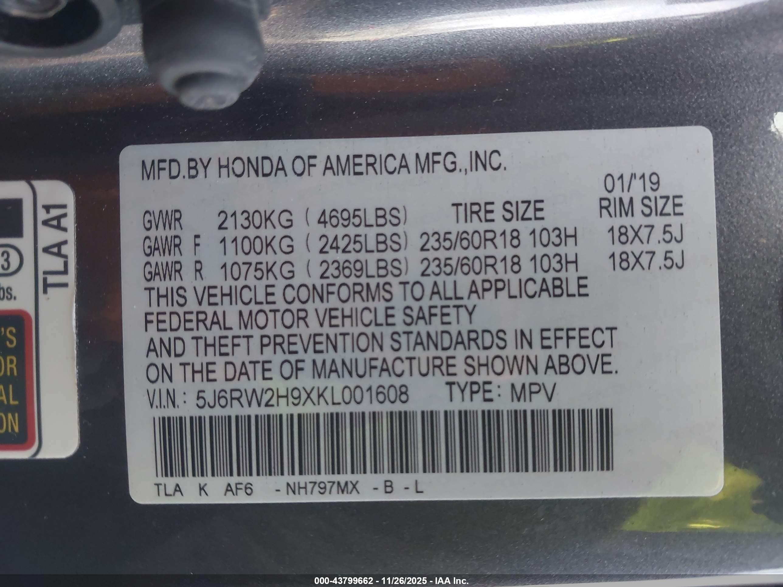 HONDA CR-V image 9