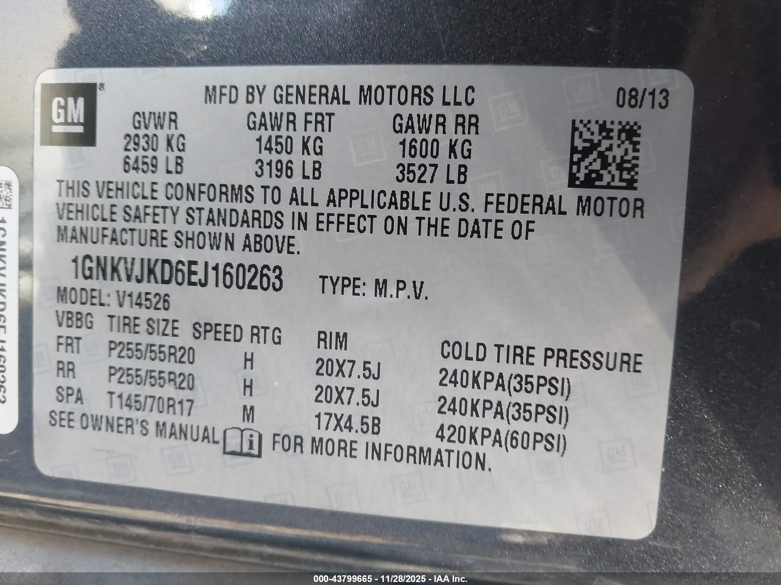 CHEVROLET TRAVERSE image 9