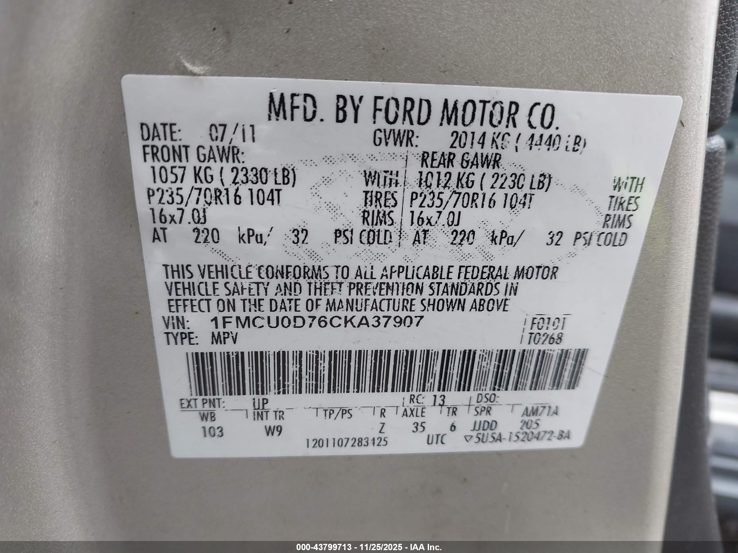 FORD ESCAPE image 9
