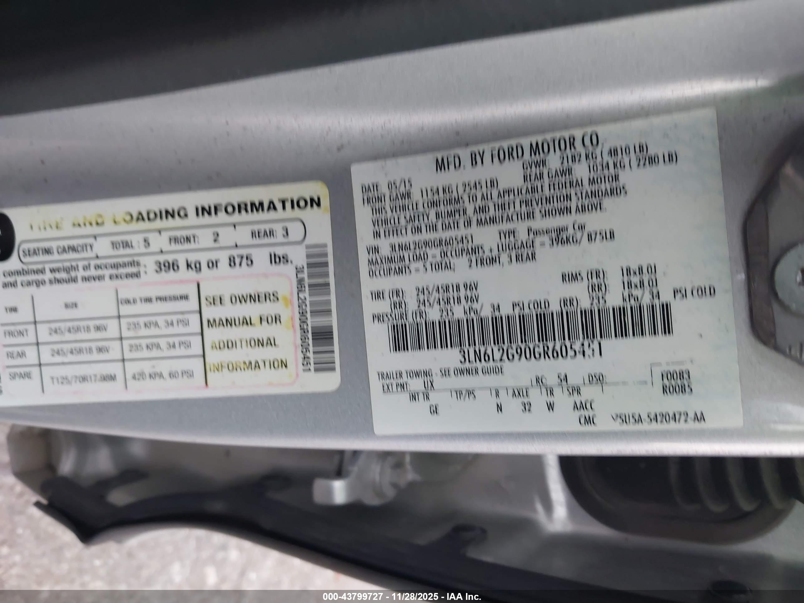 LINCOLN MKZ image 9