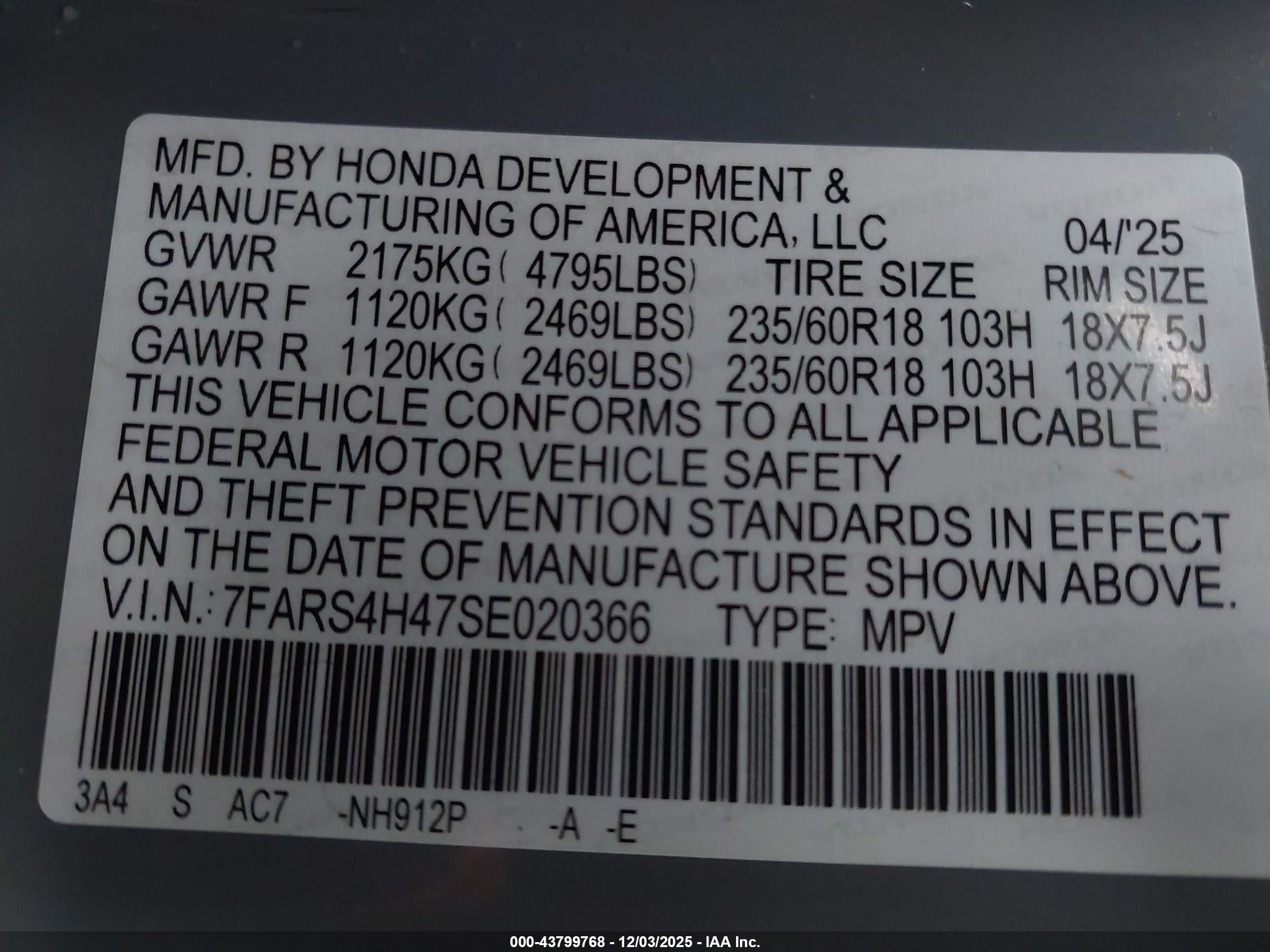 HONDA CR-V image 9
