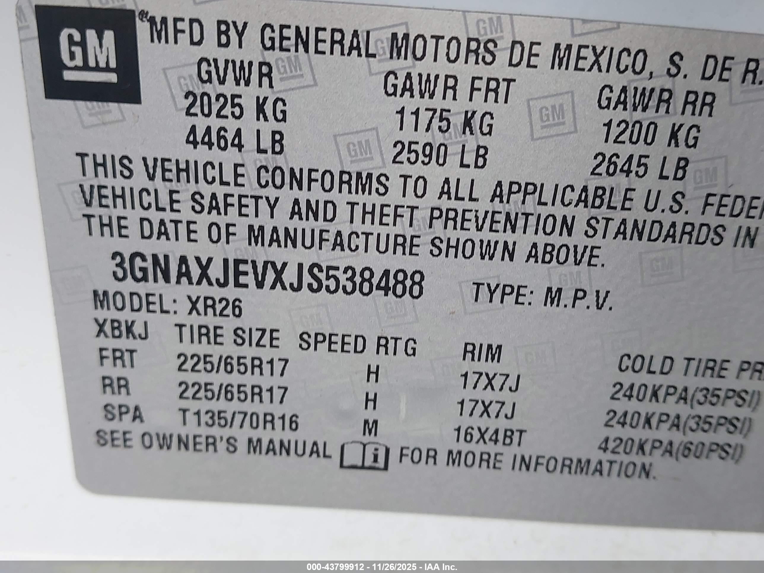 CHEVROLET EQUINOX image 9