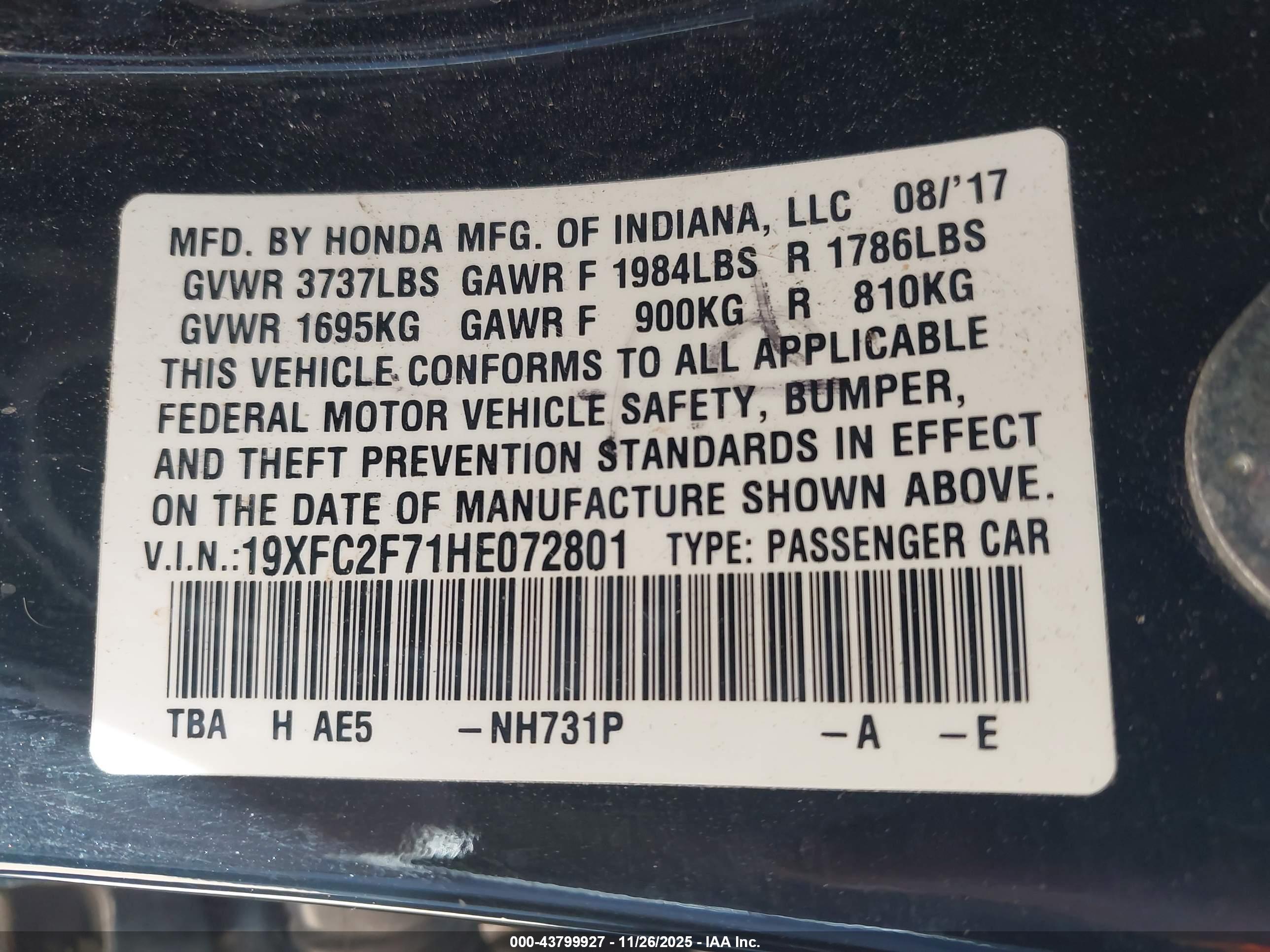 HONDA CIVIC image 9