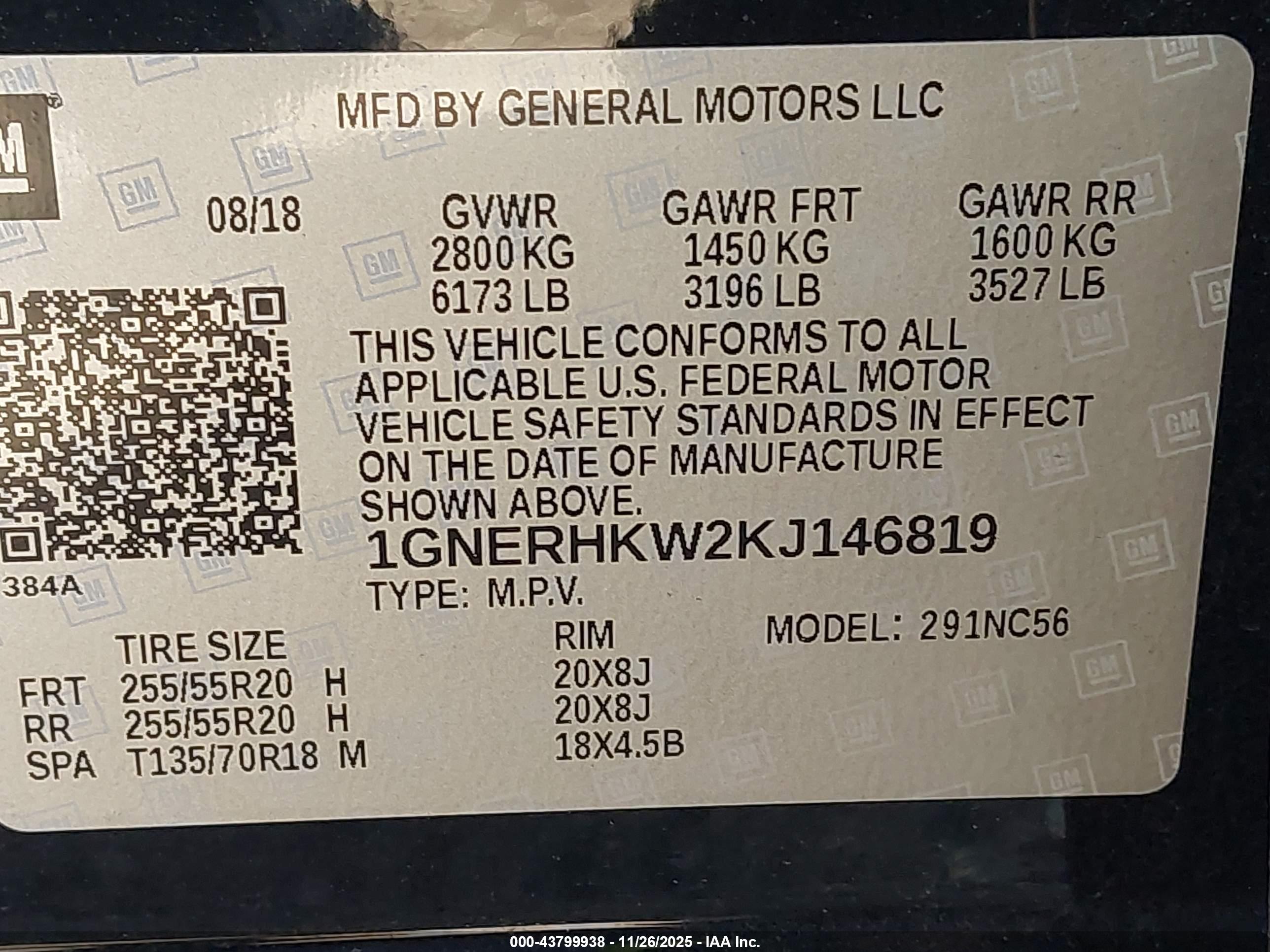 CHEVROLET TRAVERSE image 9