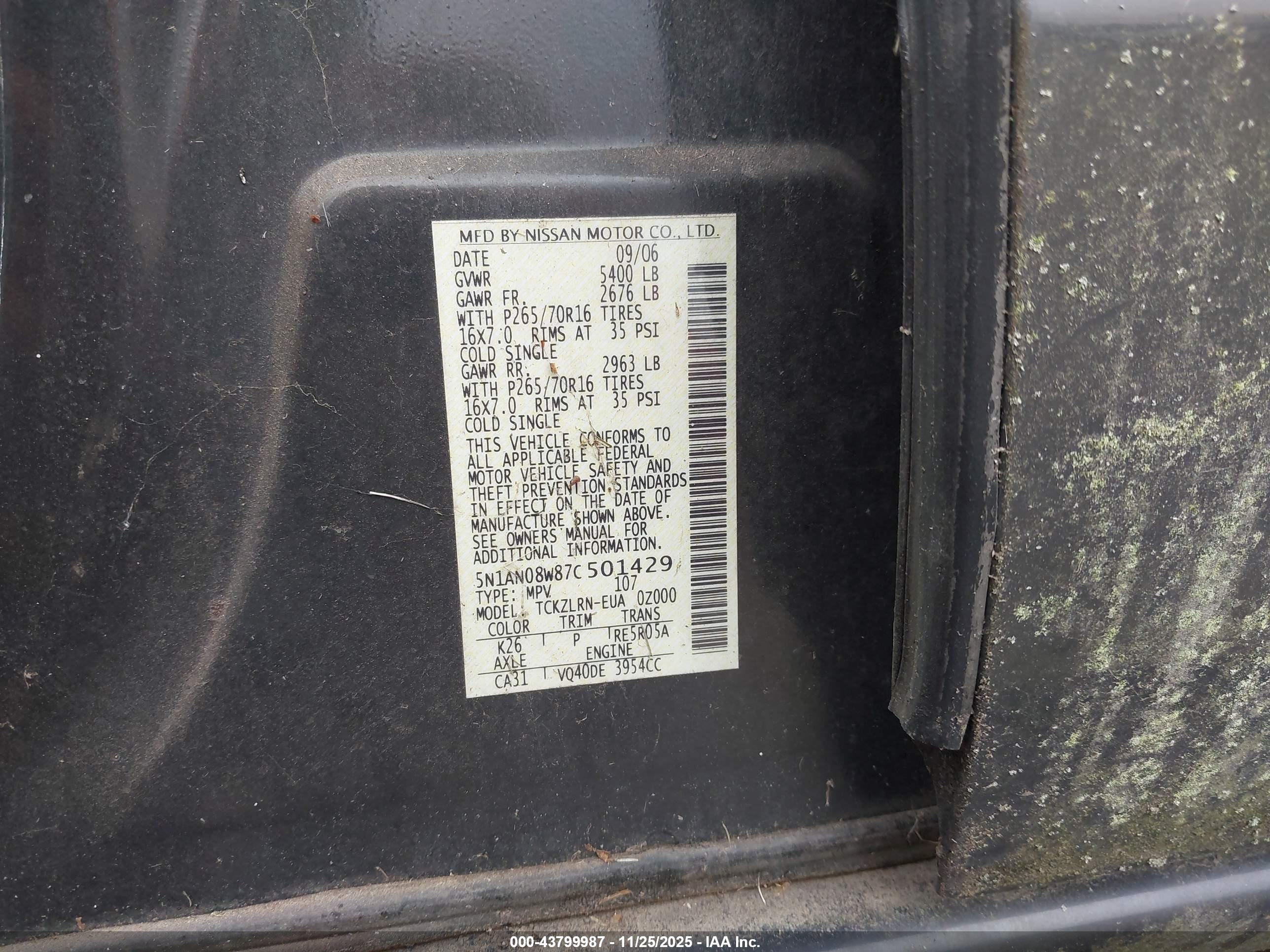 NISSAN XTERRA image 9