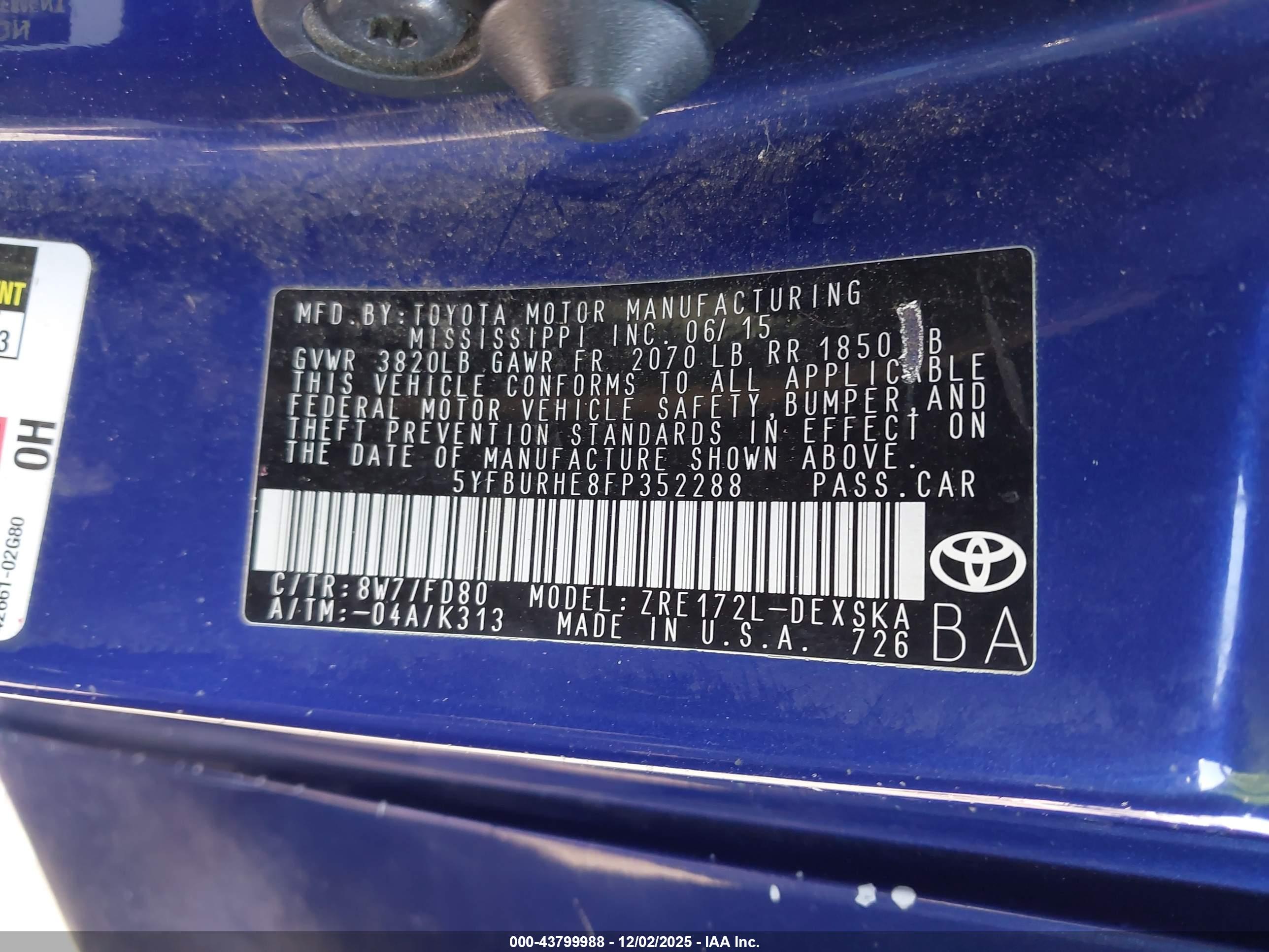 TOYOTA COROLLA image 9