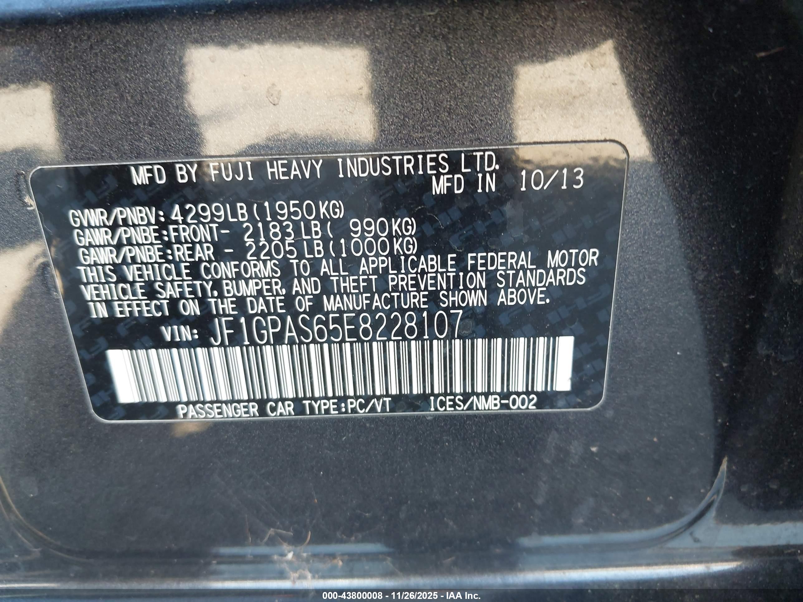 SUBARU IMPREZA image 9