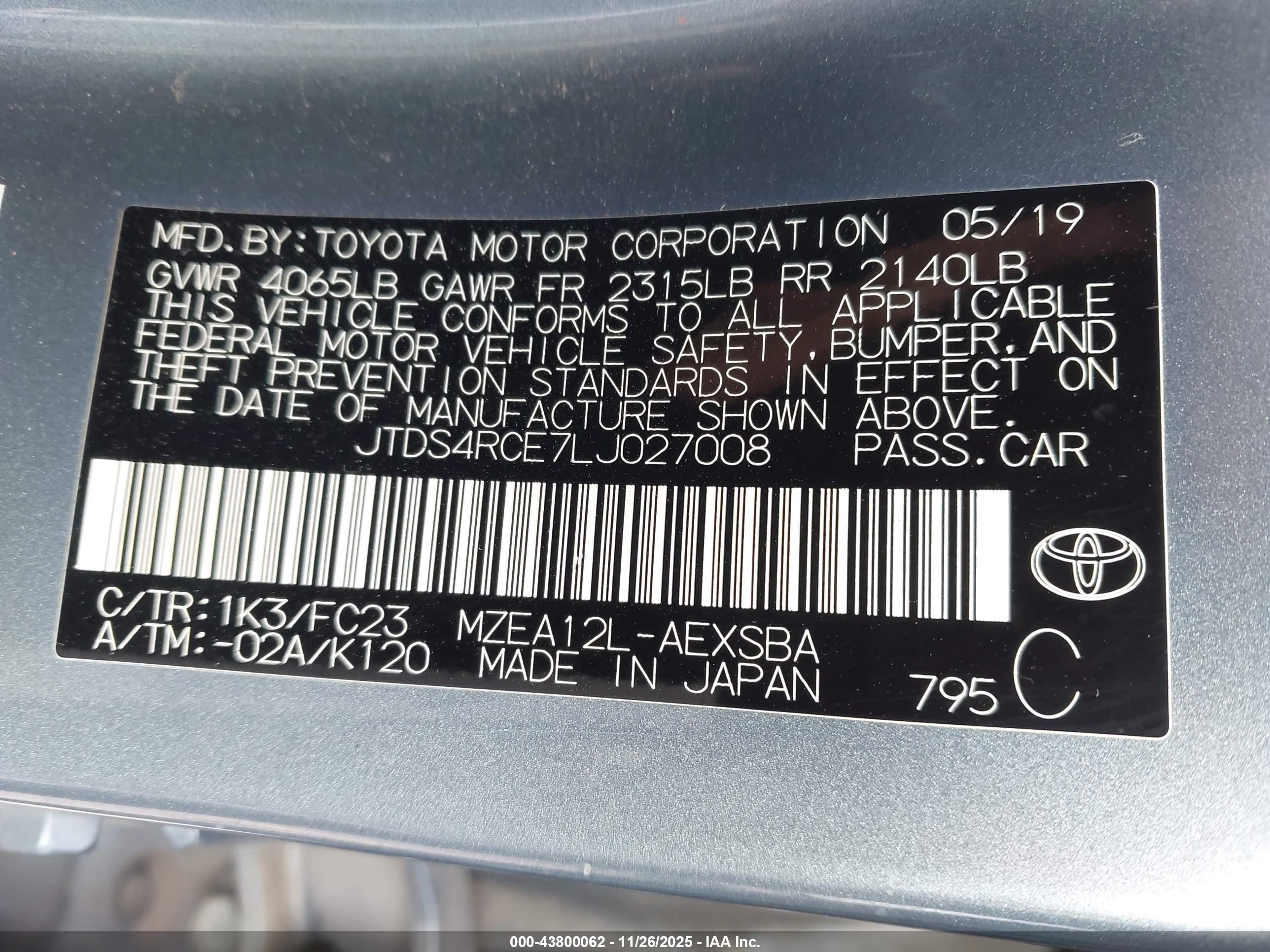 TOYOTA COROLLA image 9