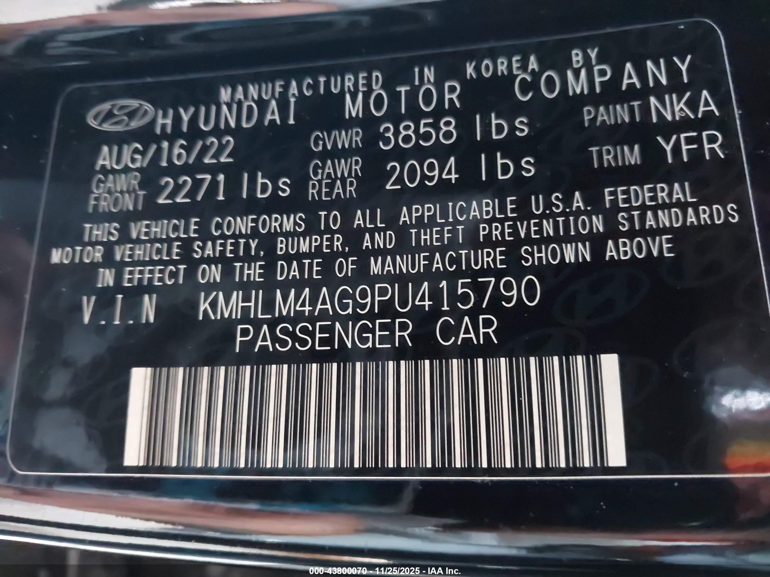 HYUNDAI ELANTRA image 9