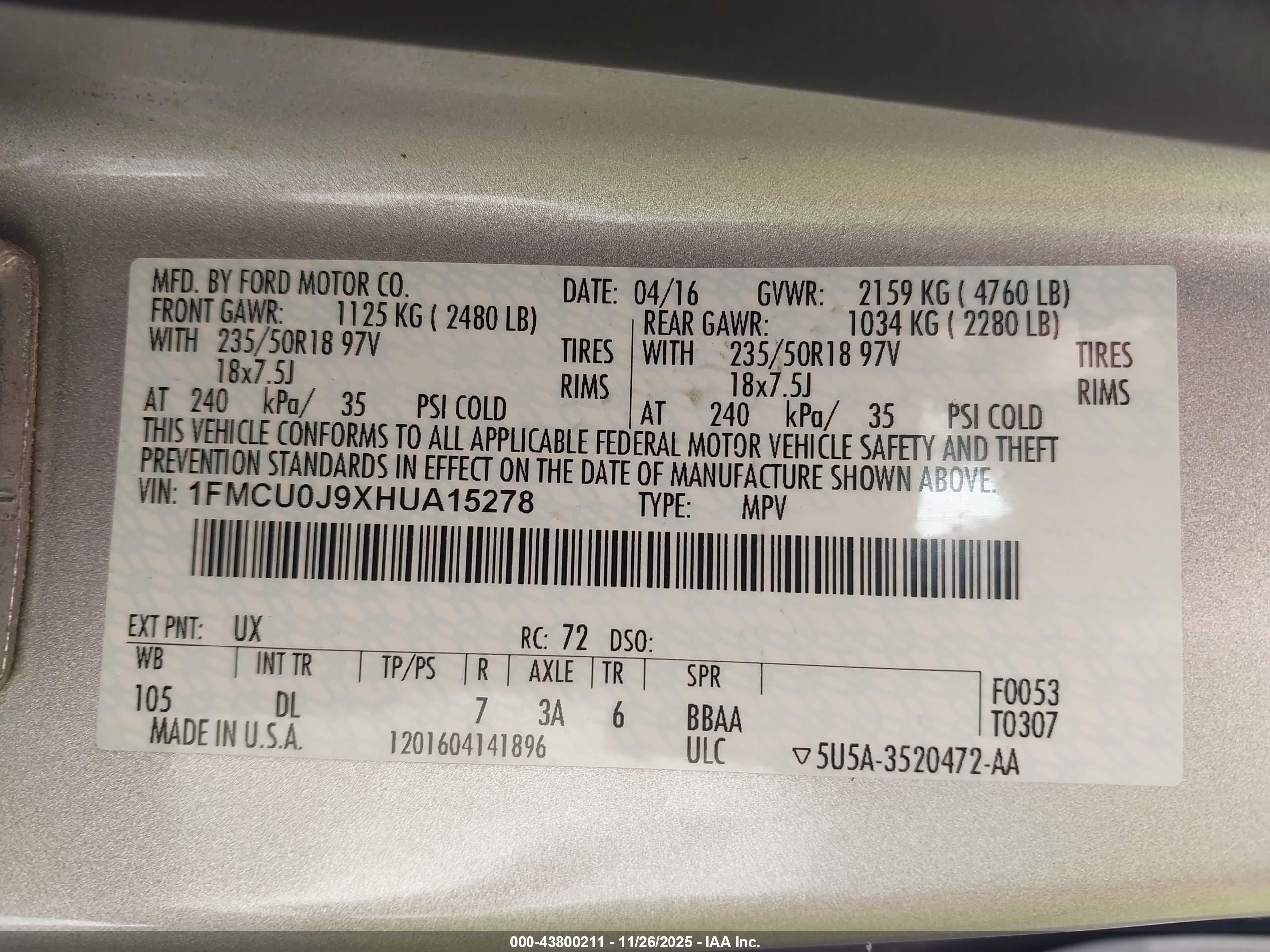 FORD ESCAPE image 9