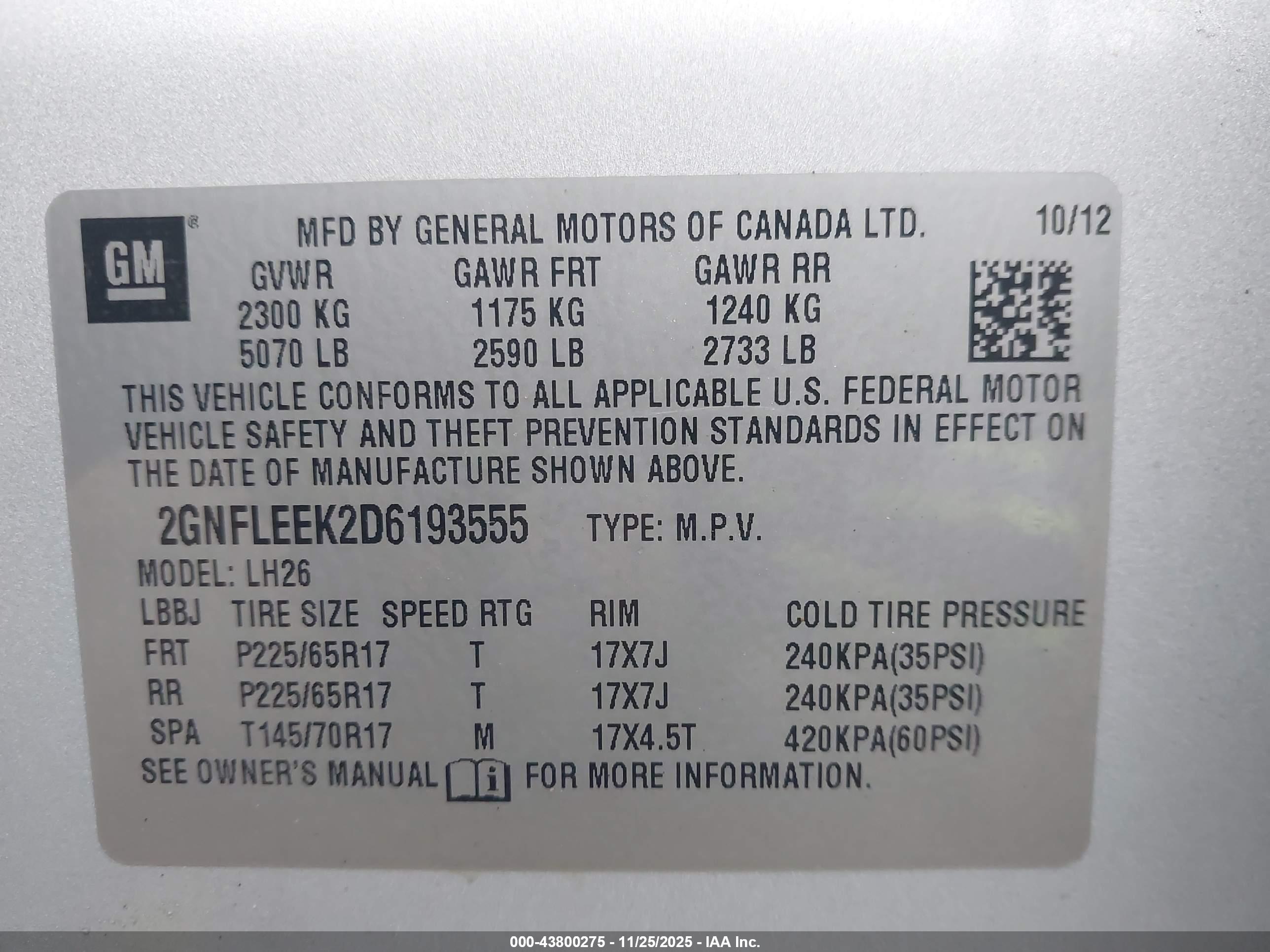 CHEVROLET EQUINOX image 9