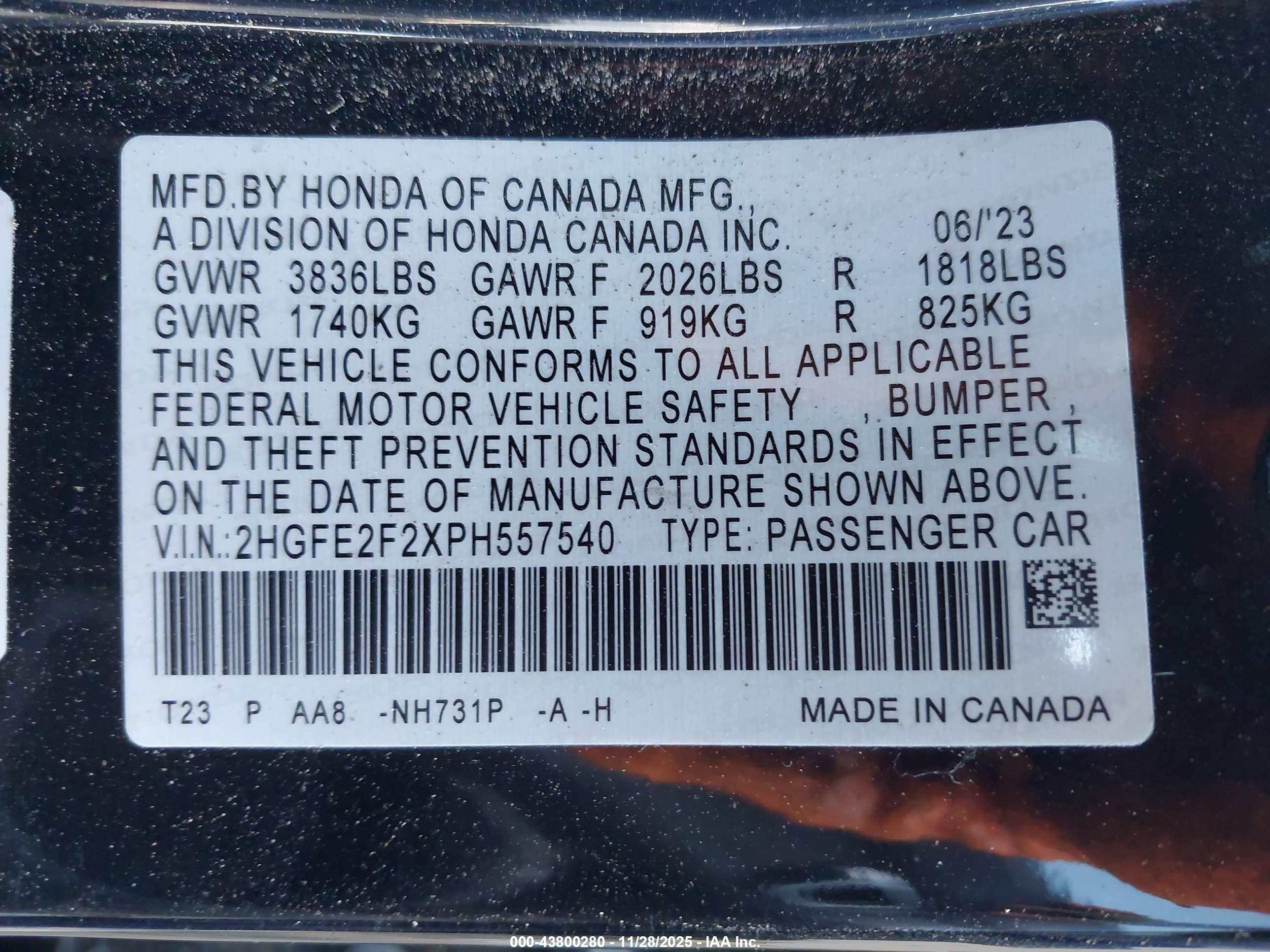 HONDA CIVIC image 9
