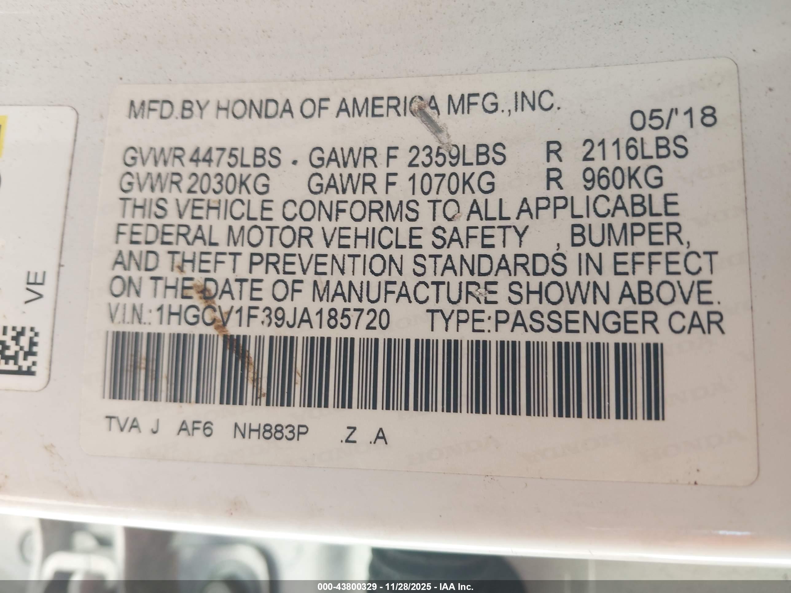 HONDA ACCORD image 9
