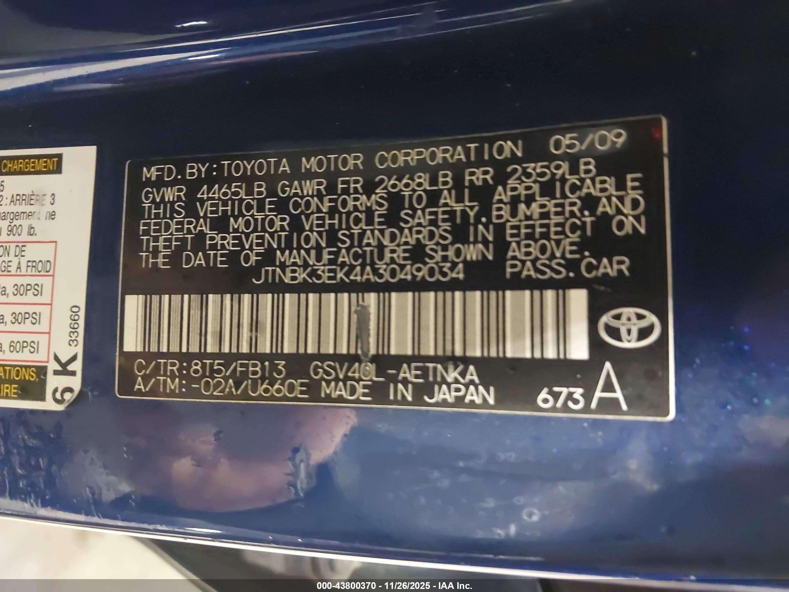 TOYOTA CAMRY image 9