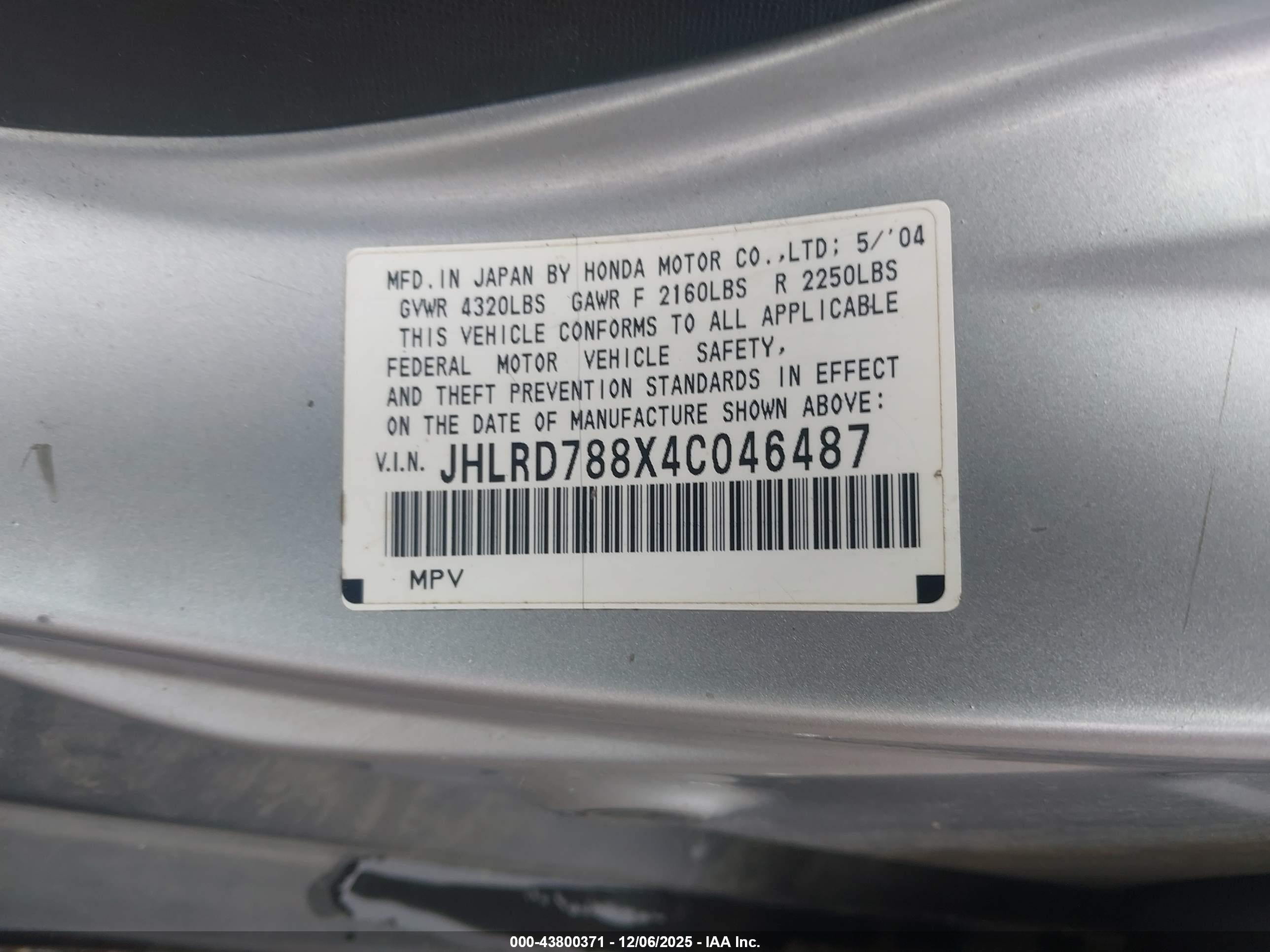 HONDA CR-V image 9