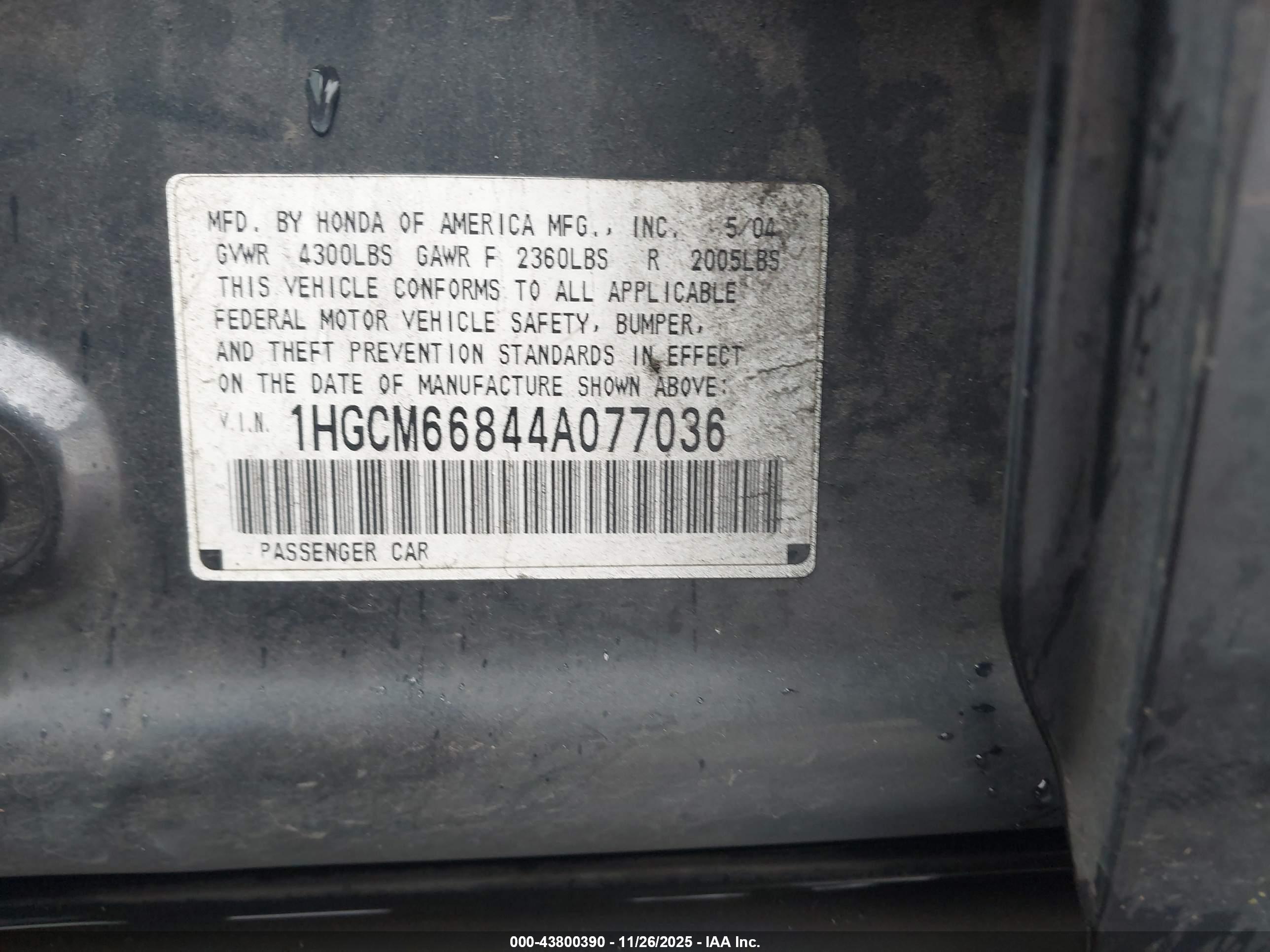 HONDA ACCORD image 9