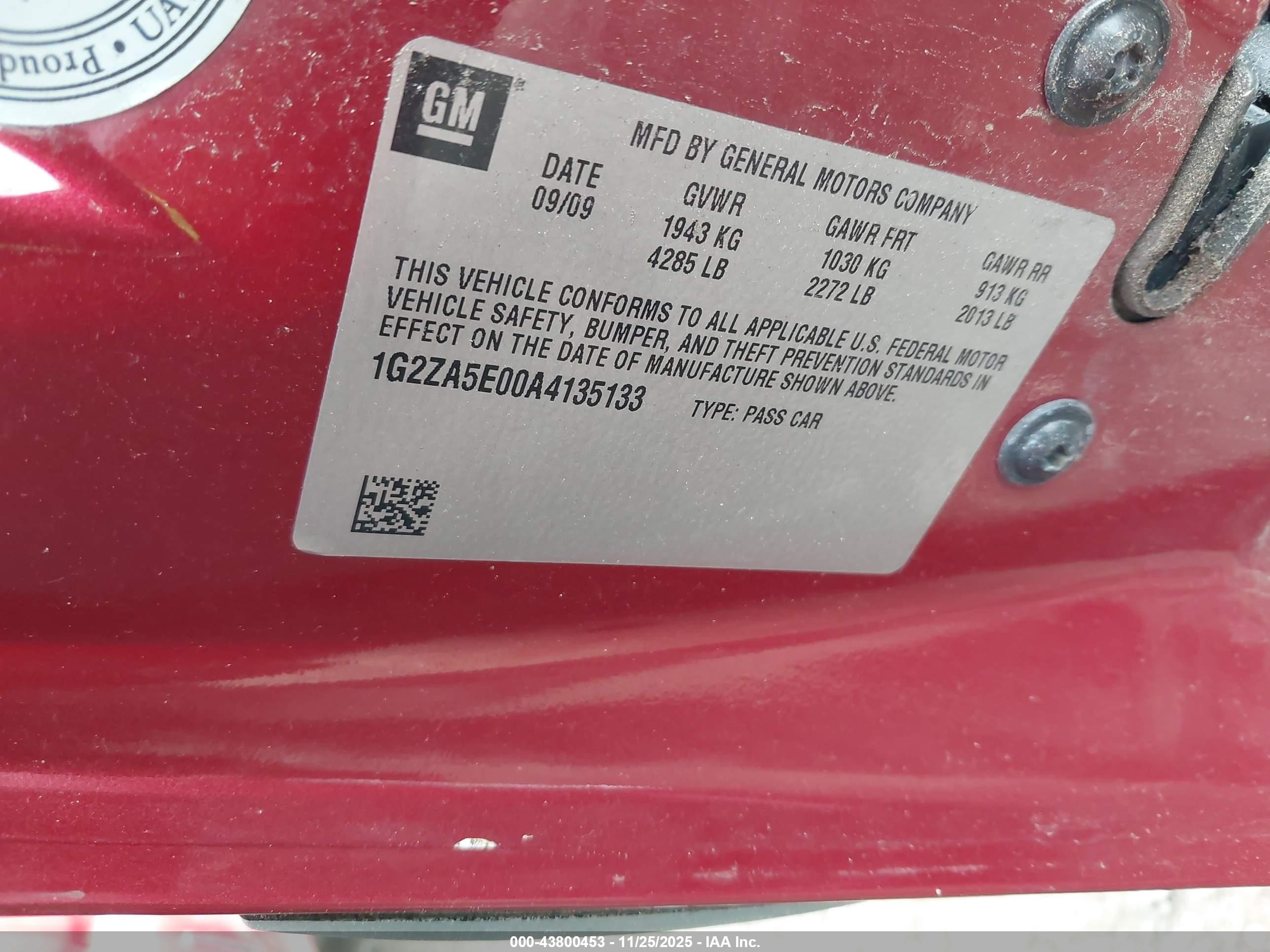 PONTIAC G6 image 9