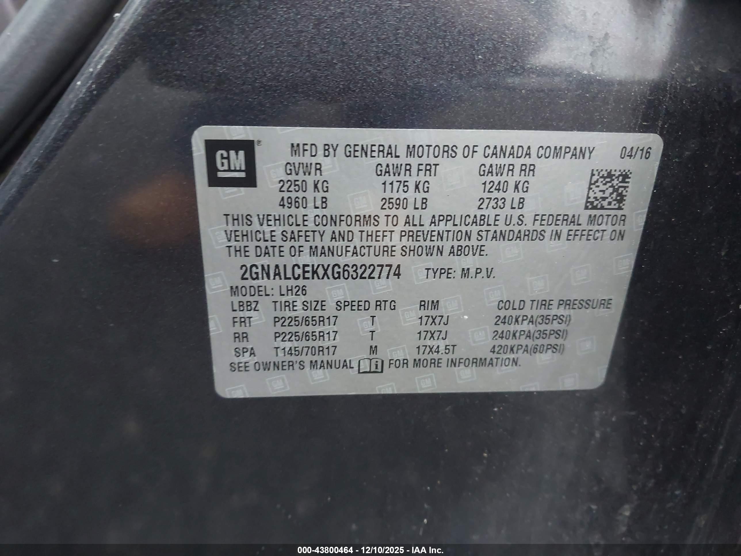 CHEVROLET EQUINOX image 9