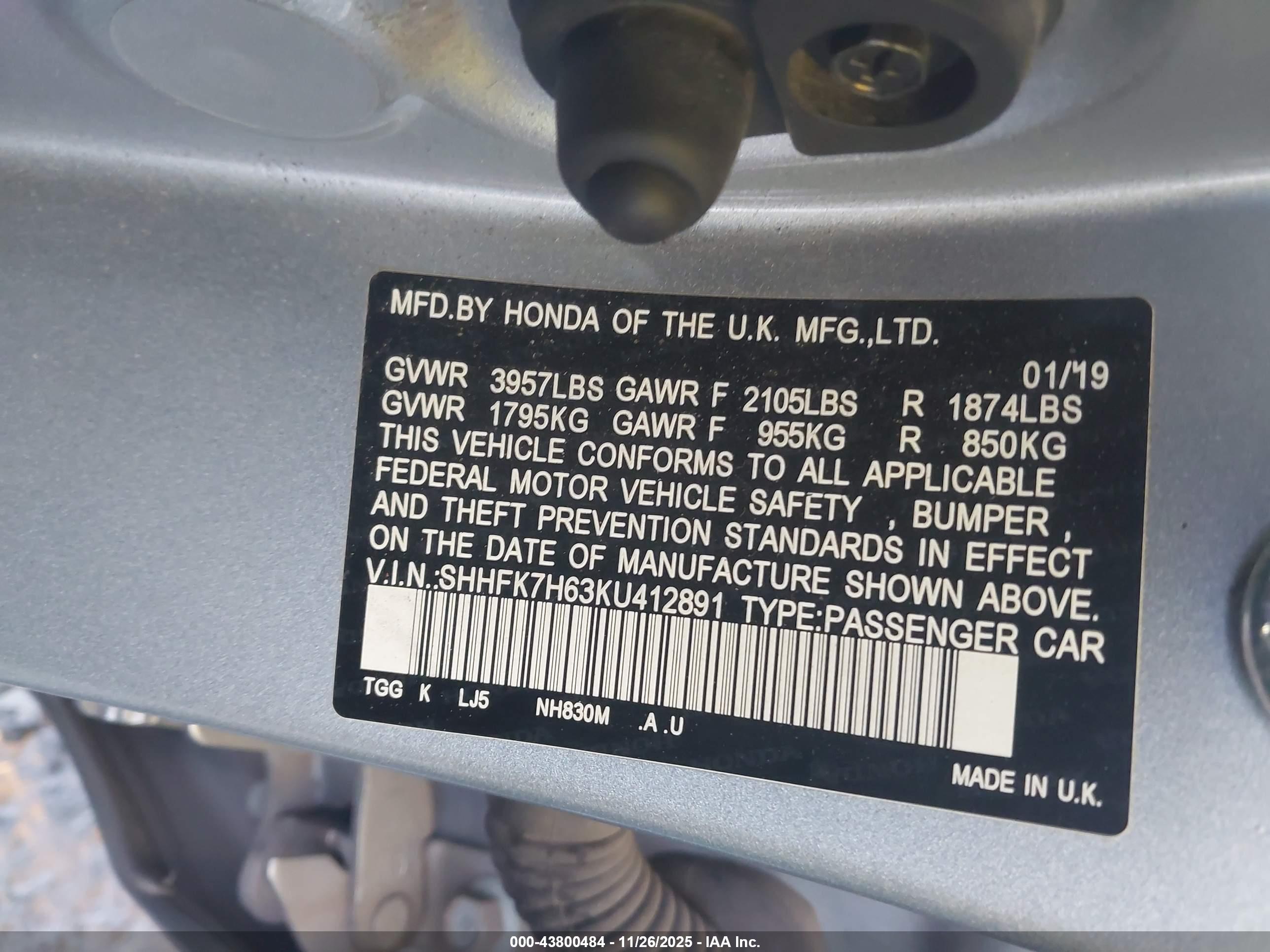 HONDA CIVIC image 9
