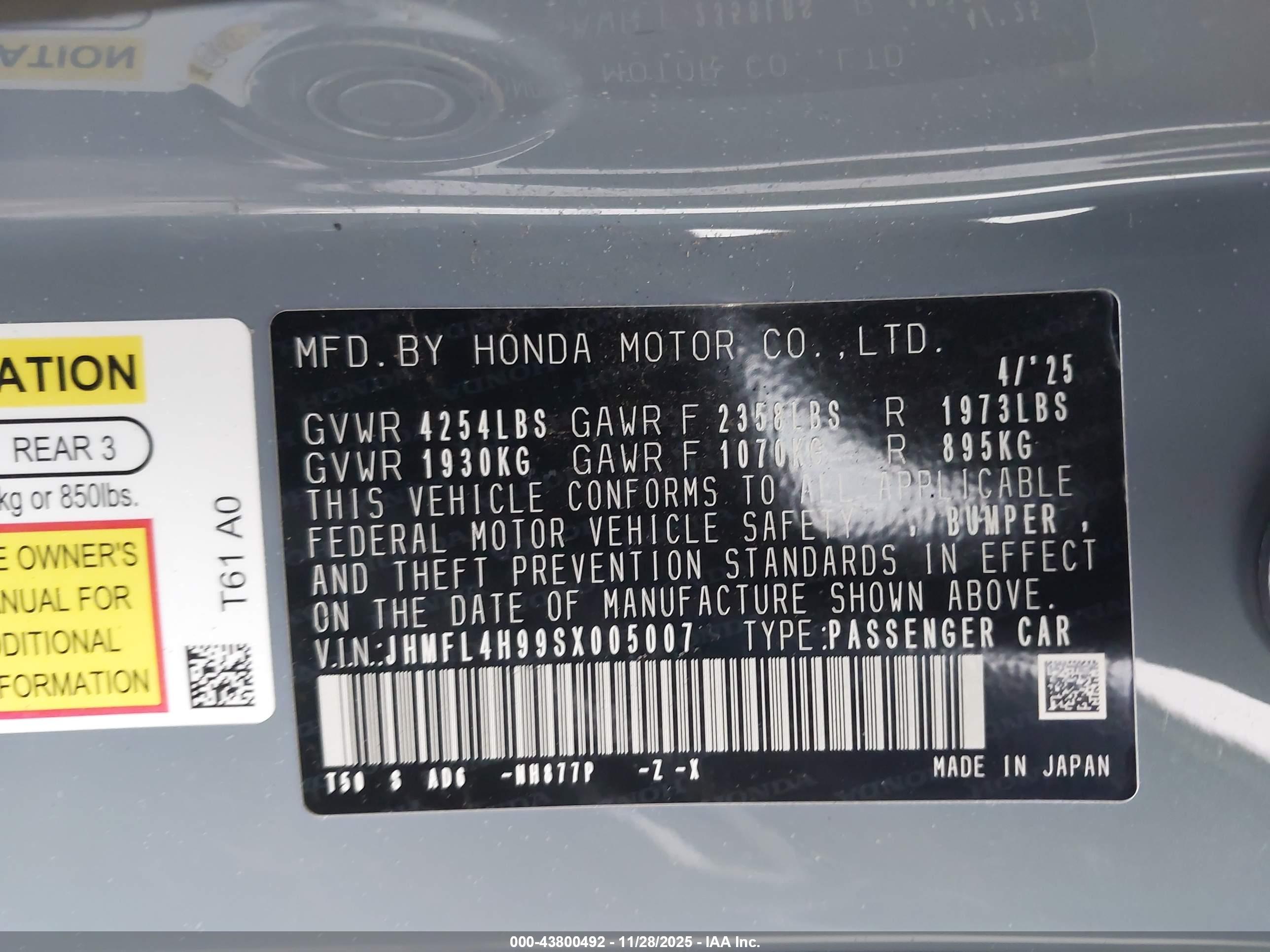 HONDA CIVIC image 9