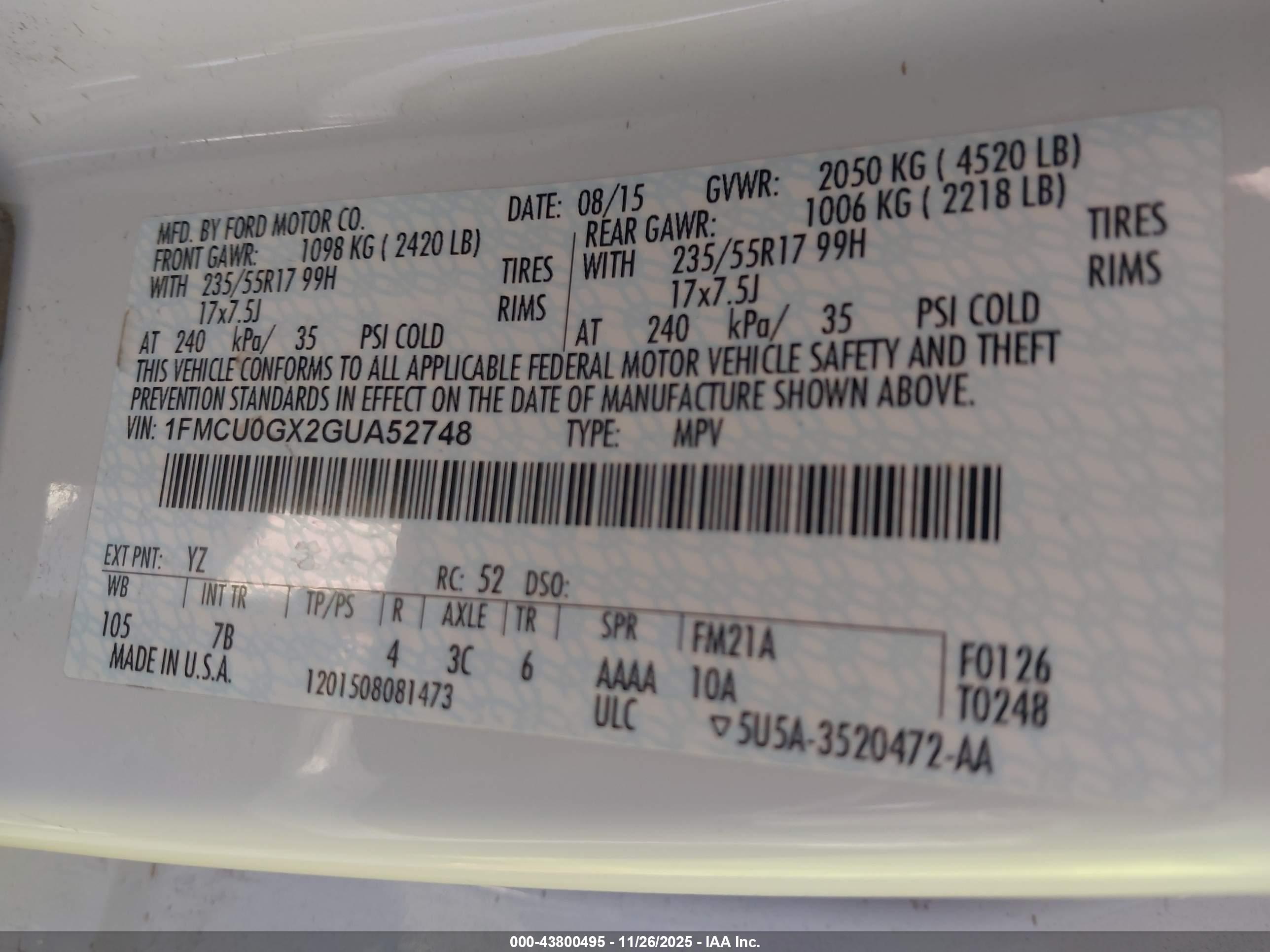FORD ESCAPE image 9