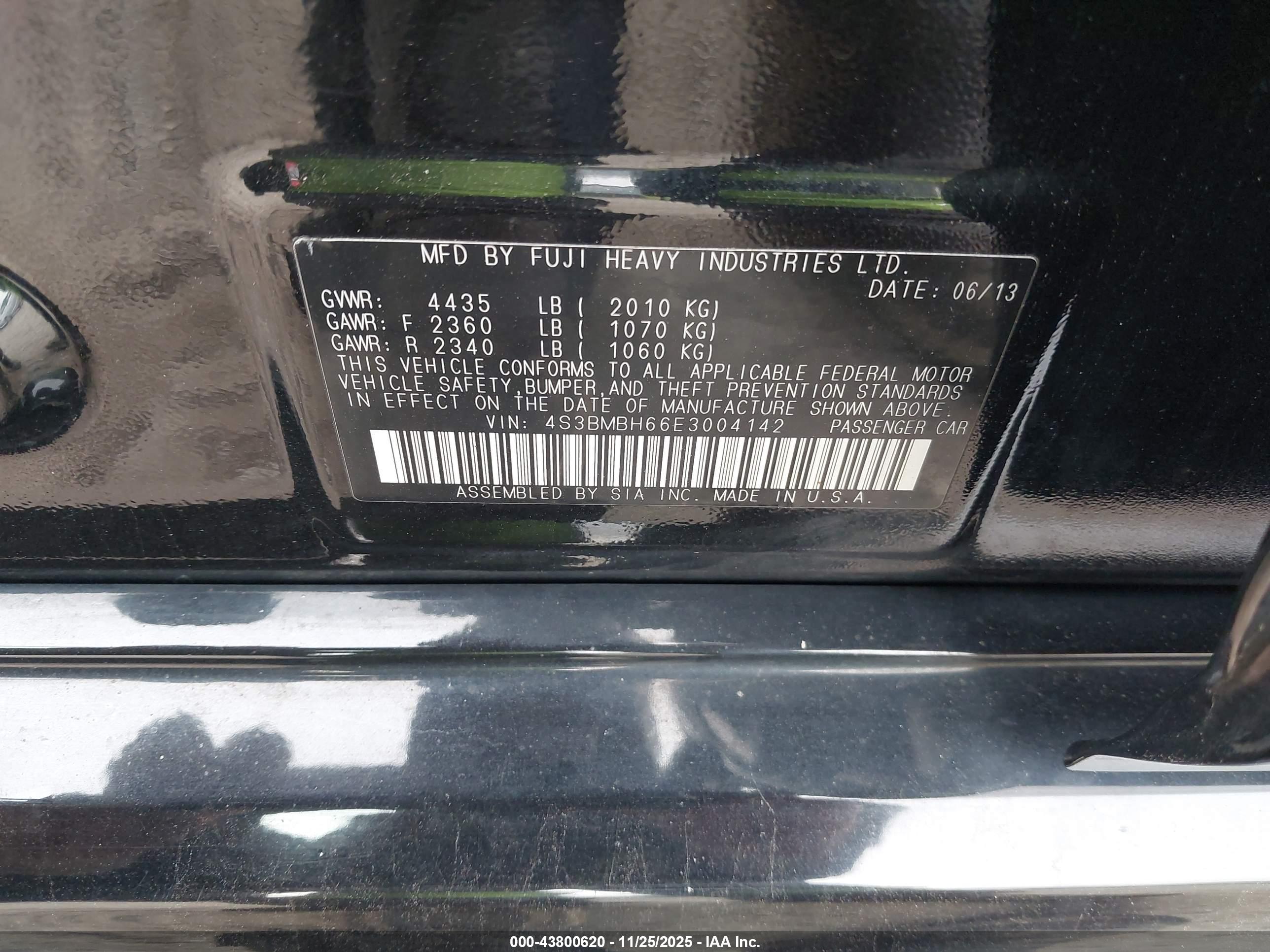 SUBARU LEGACY image 9