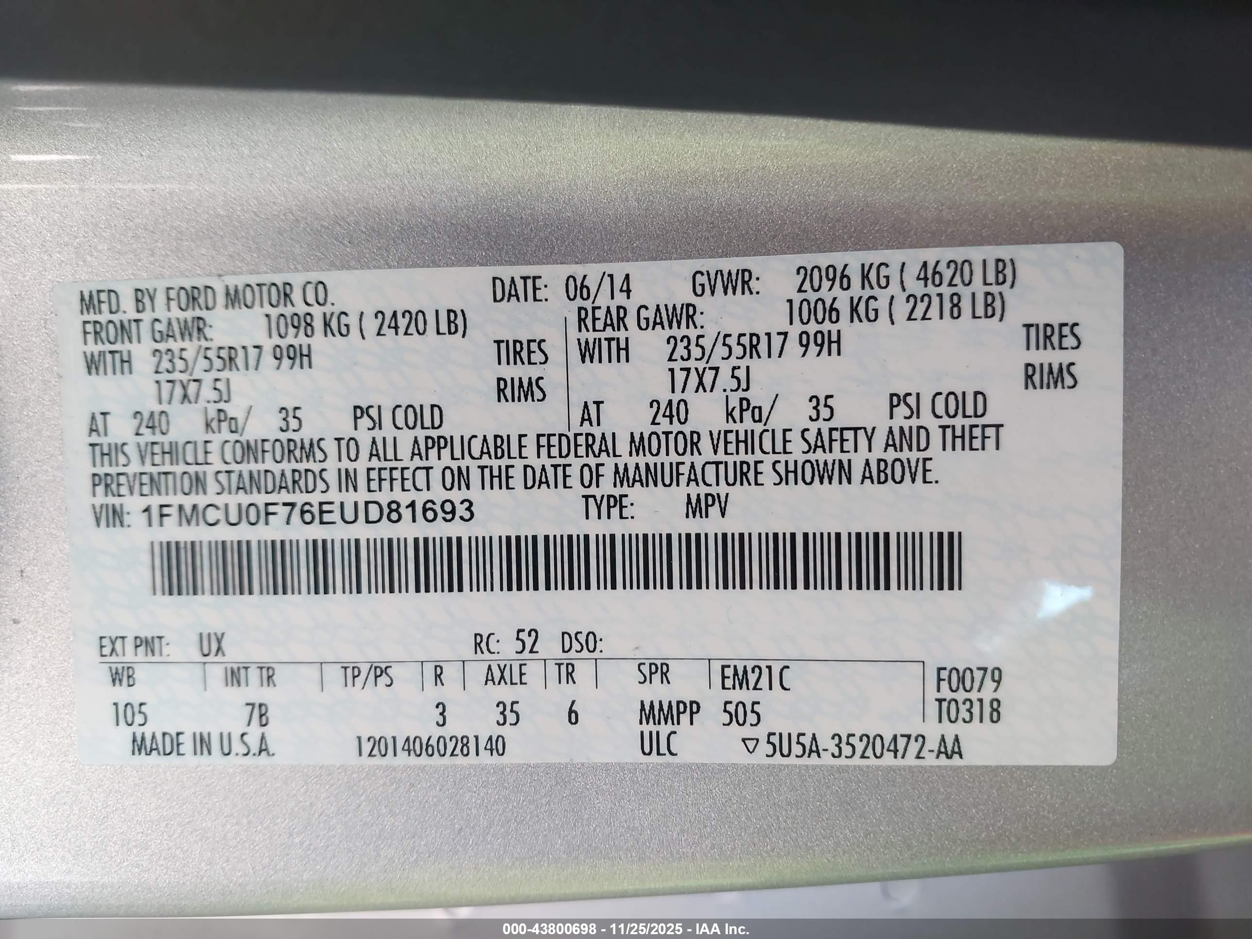 FORD ESCAPE image 9