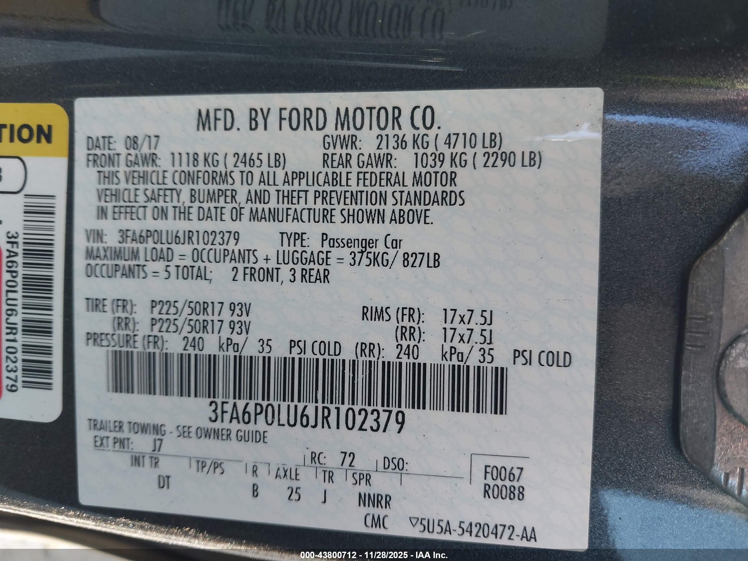FORD FUSION image 9