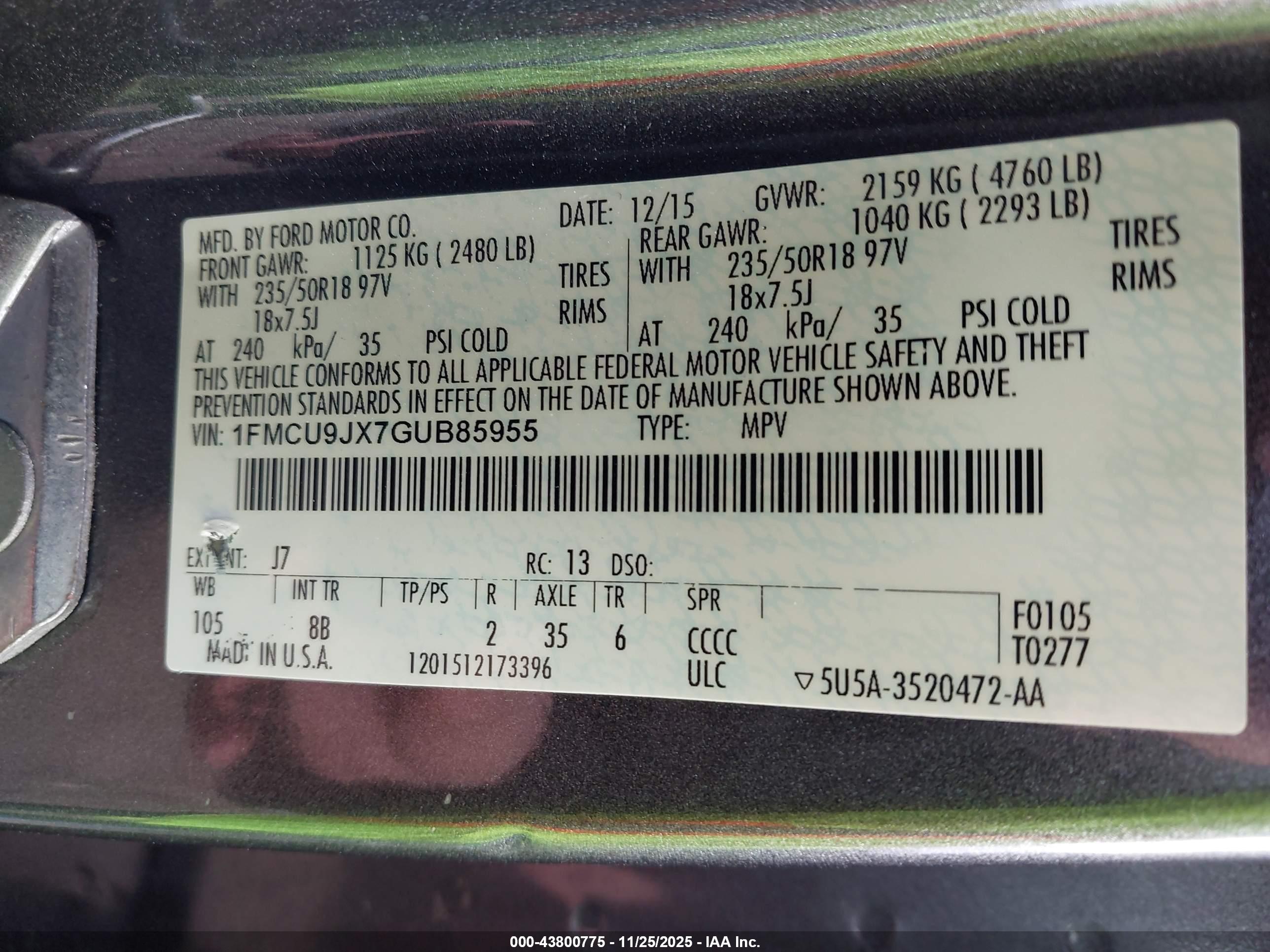 FORD ESCAPE image 9