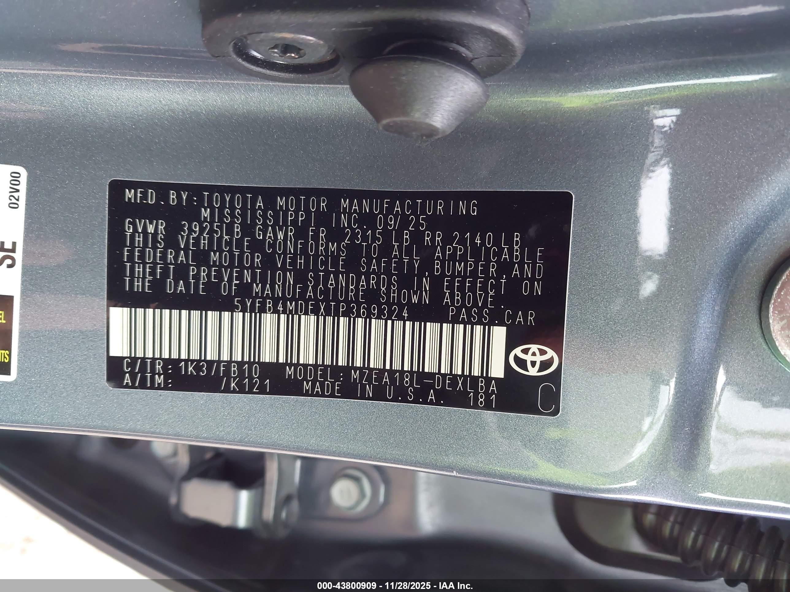 TOYOTA COROLLA image 9
